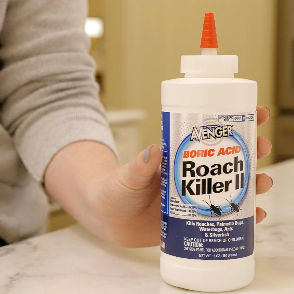 Avenger Boric Acid Roach Killer II Powder 16-fl oz. ( 2-Pack)