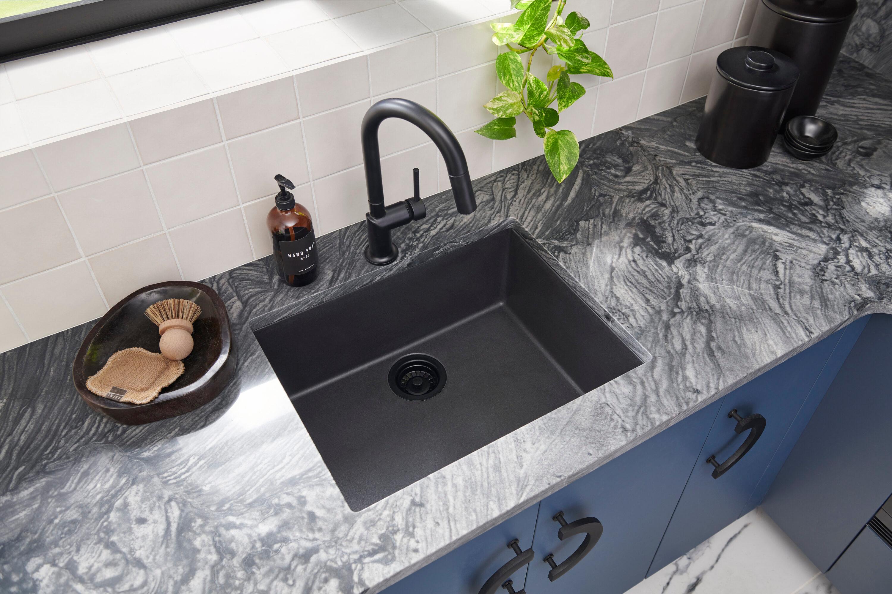 Ruvati 33-inch Undermount Workstation Granite Composite Kitchen Sink