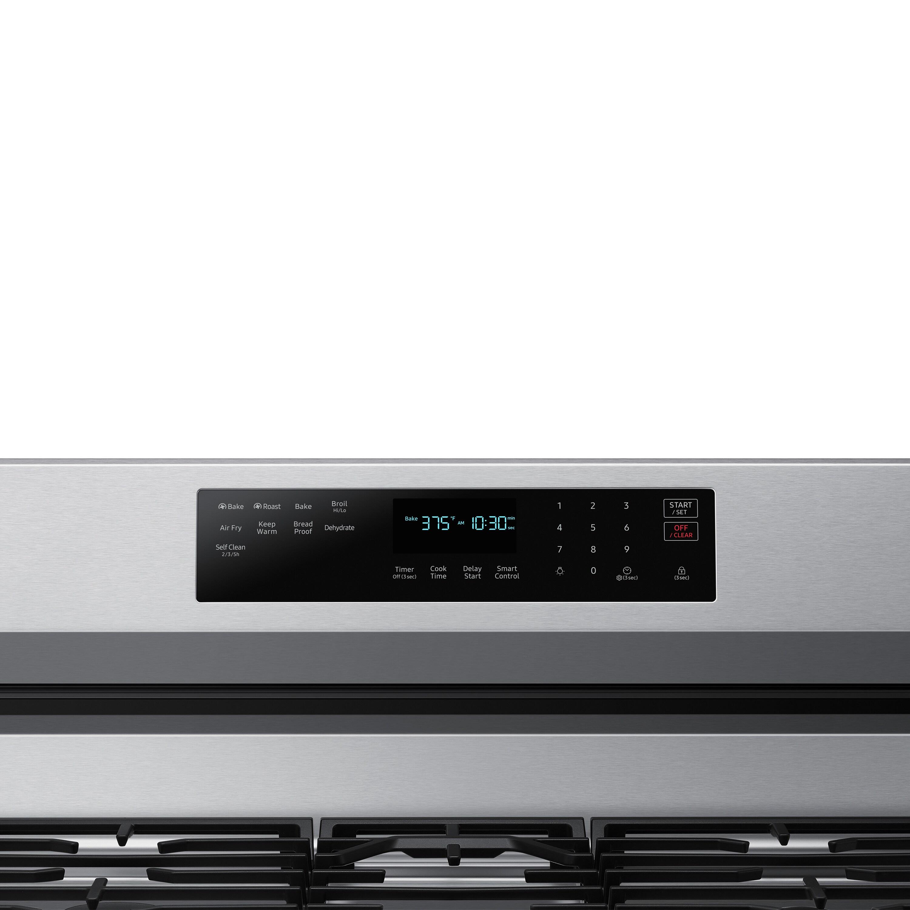 6.0 cu. ft. Smart Freestanding Gas Range with No-Preheat Air Fry and Convection+