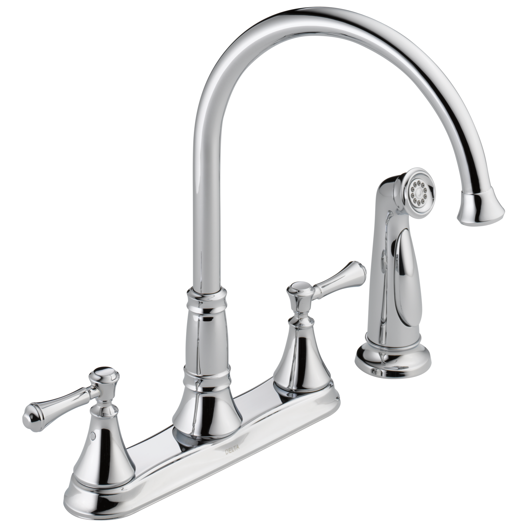 Cassidy Double Handle Kitchen Faucet with Side Spray
