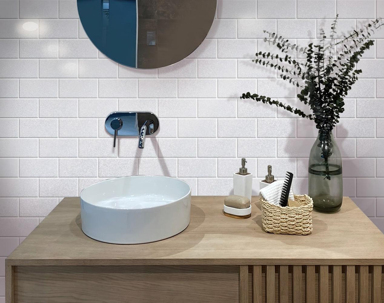 Apollo Tile 3" x 6" Marble Look Subway Wall & Floor Tile