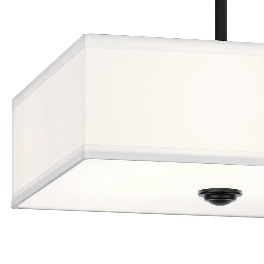 Kichler Lighting Shailene 3 - Light Semi-Flush Mount in  Black
