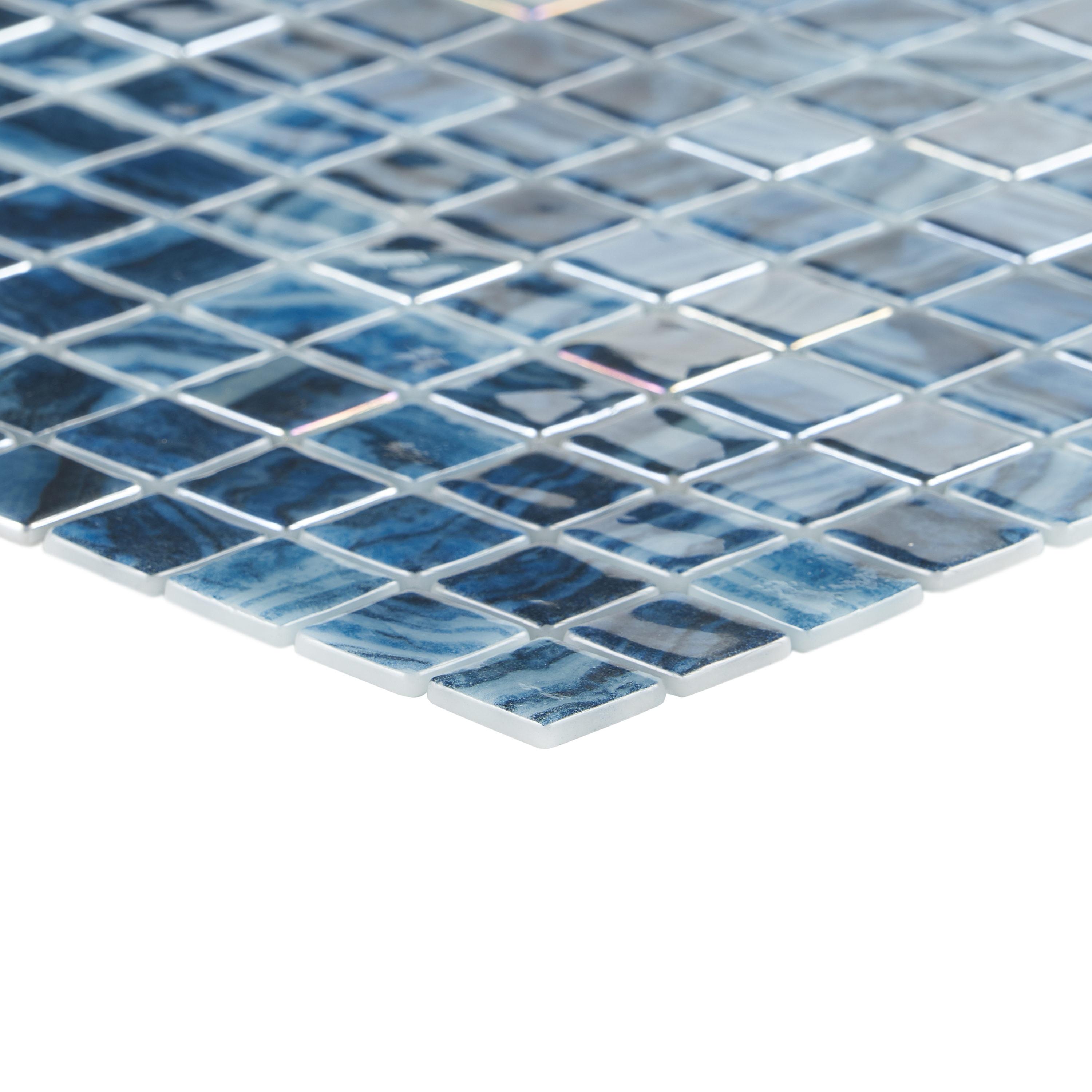 Rapids 1" x 1" Glass Grid Mosaic Wall & Floor Tile