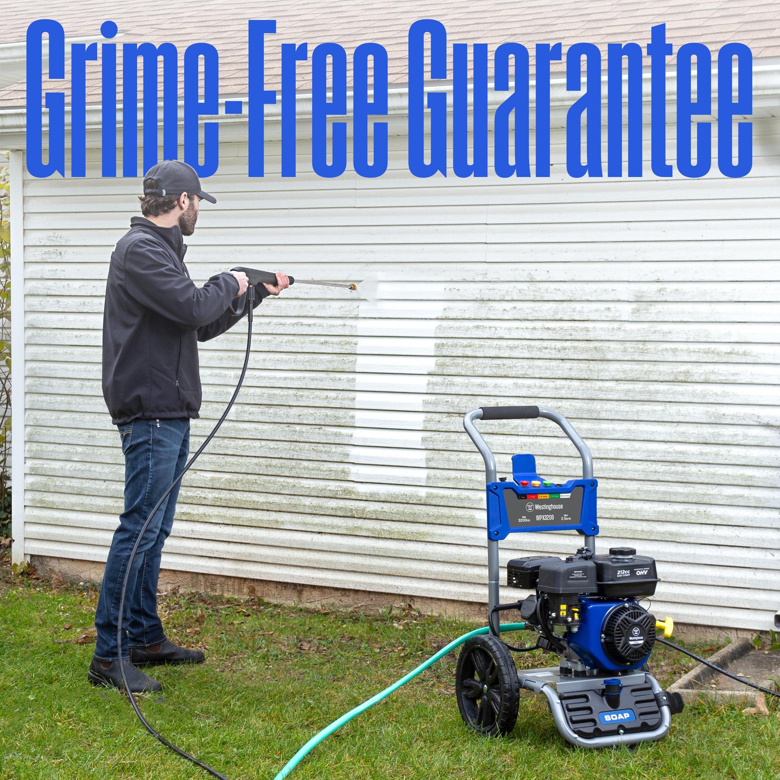 Westinghouse 3200-PSI, 2.5-GPM Gas Pressure Washer with 5 Nozzles & Soap Tank
