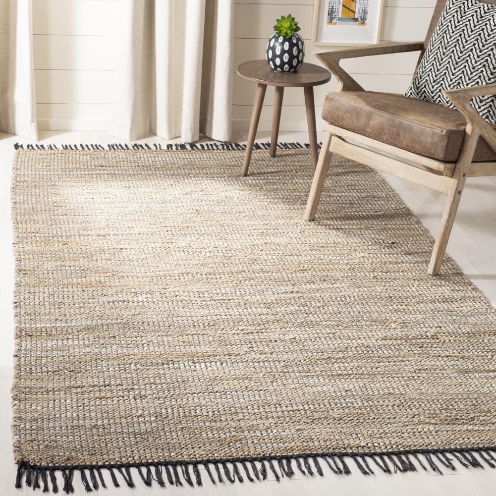 Vintage Leather VTL203 Hand Woven Area Rug - Beige - 8'x10' - Safavieh.