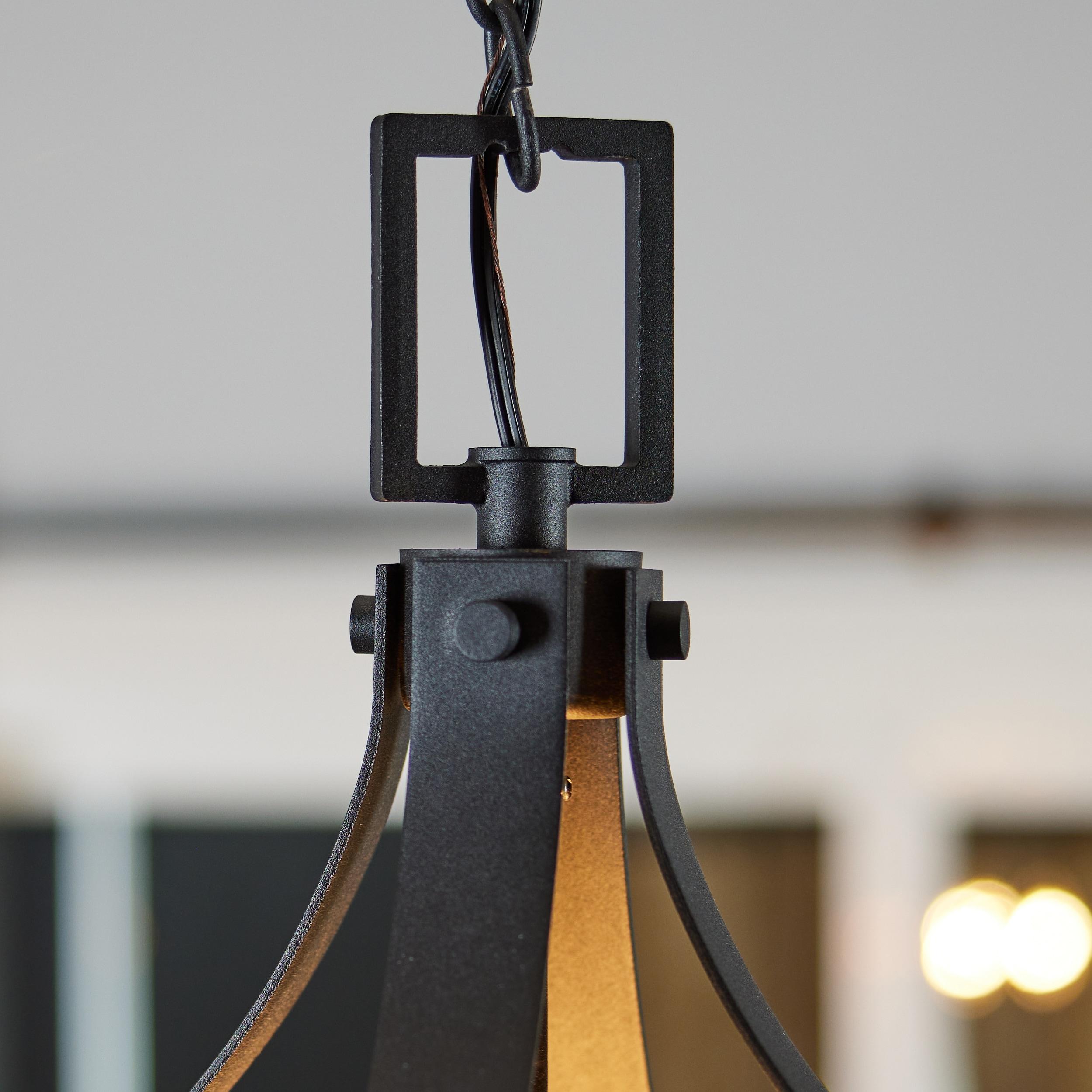 Labette 4-Light Black Hall-Foyer Hanging Pendant
