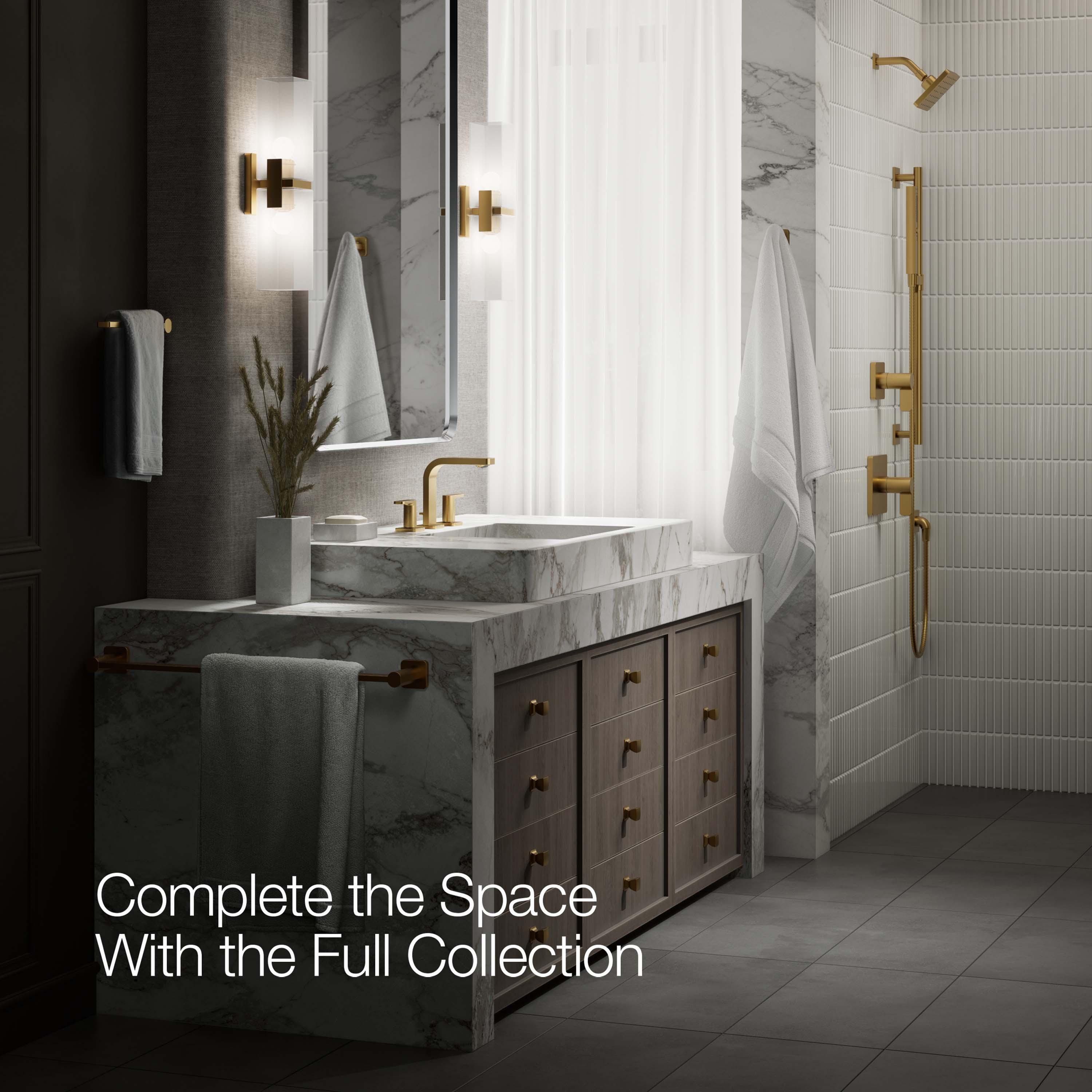 Kohler ® Parallel Brass Bathroom Sink Faucet and Handles