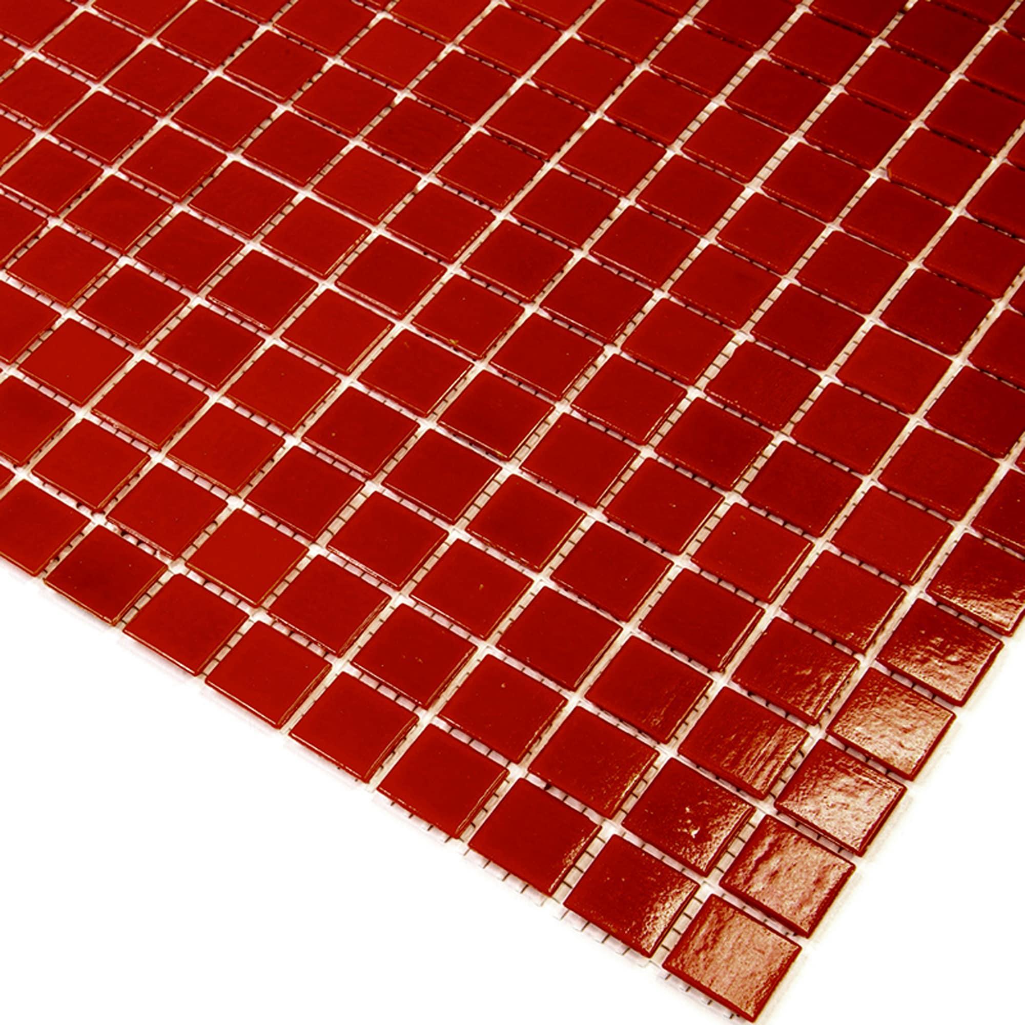 Dune 0.8" x 0.8" Glass Grid Mosaic Wall & Floor Tile