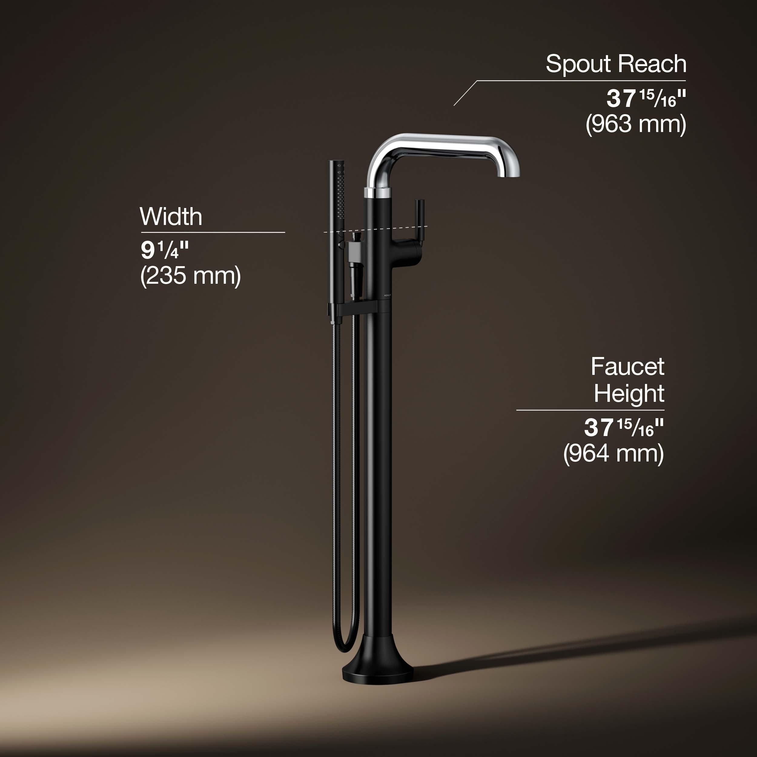 Tone Floor Mounted Clawfoot Tub Faucet