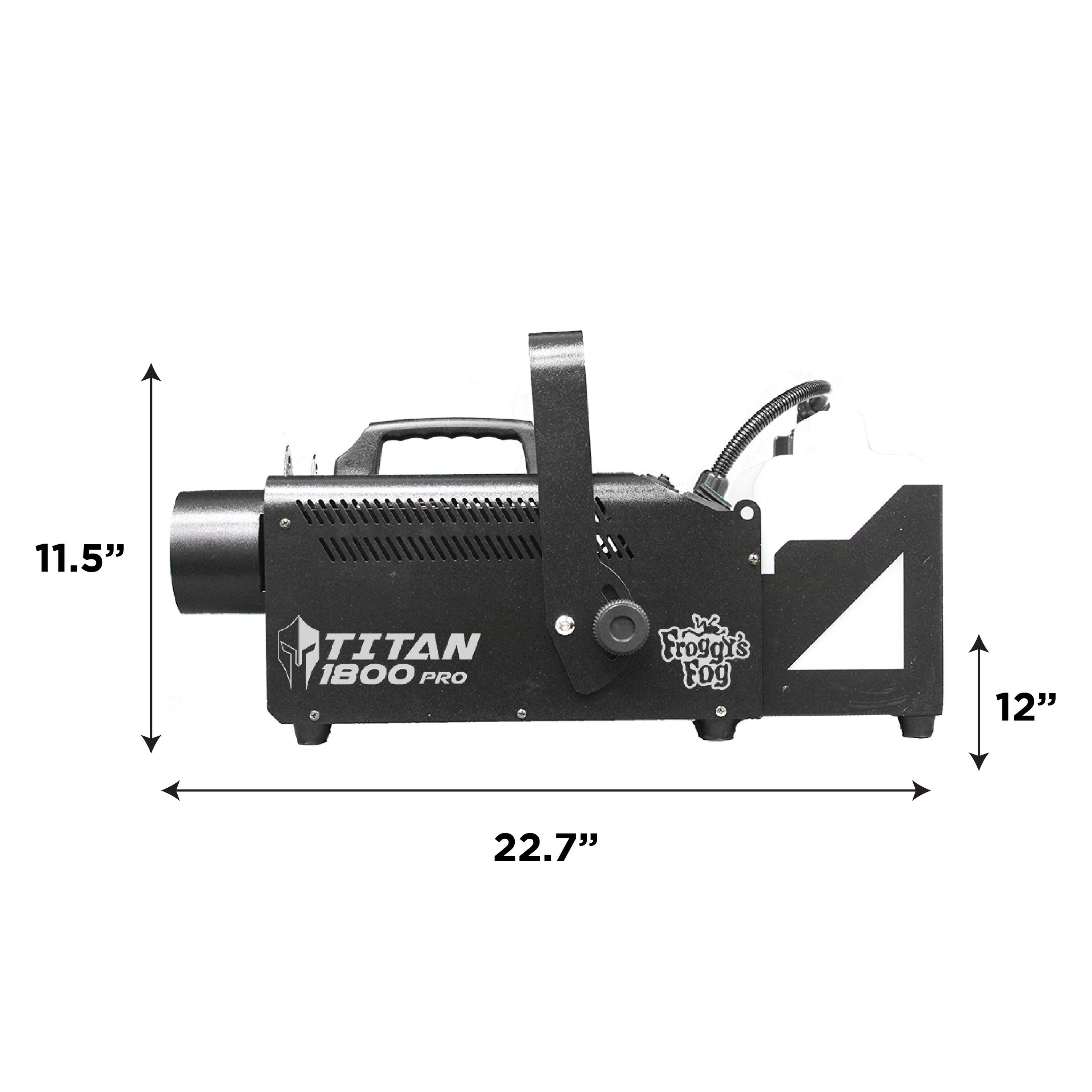Froggy's Fog Titan 1800 Pro 1800 -Watt Commercial/Residential Grade Fog machine