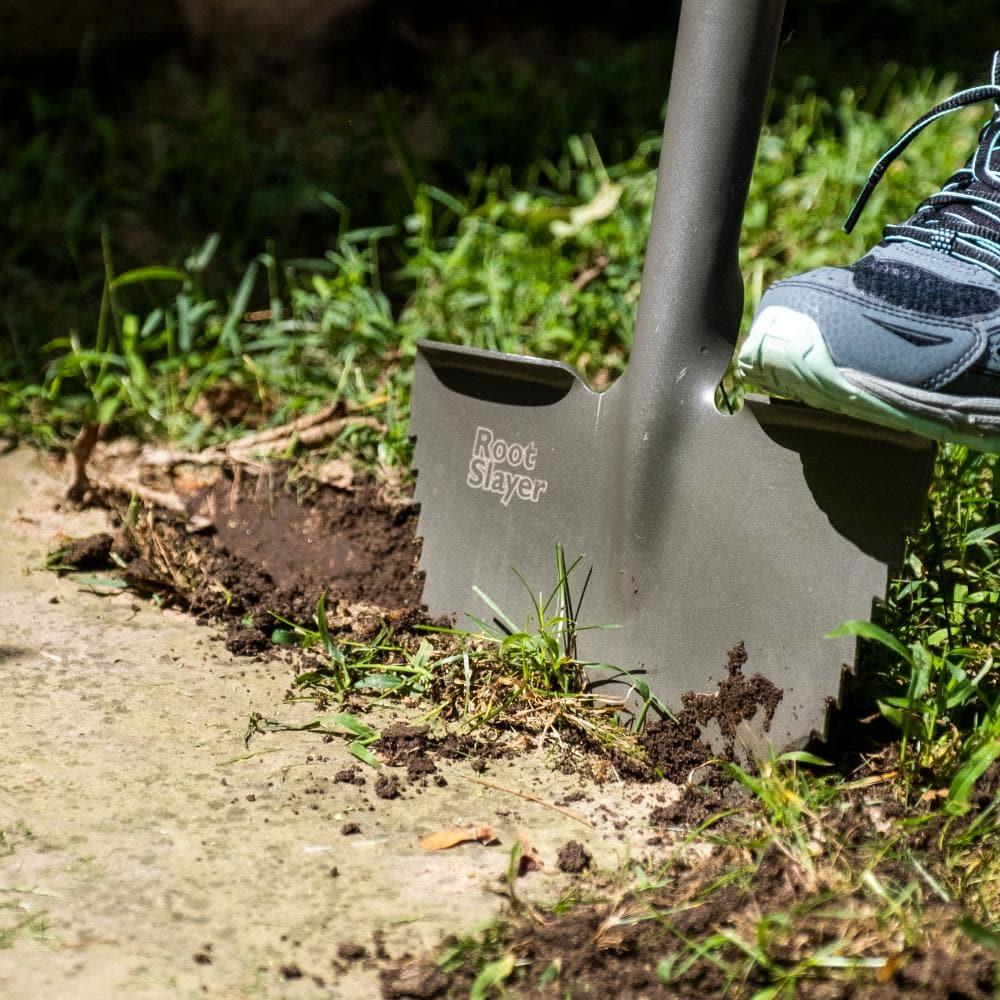 Radius Garden Root Slayer 39 Inch Stainless Steel Ergonomic Grass Lawn Edger