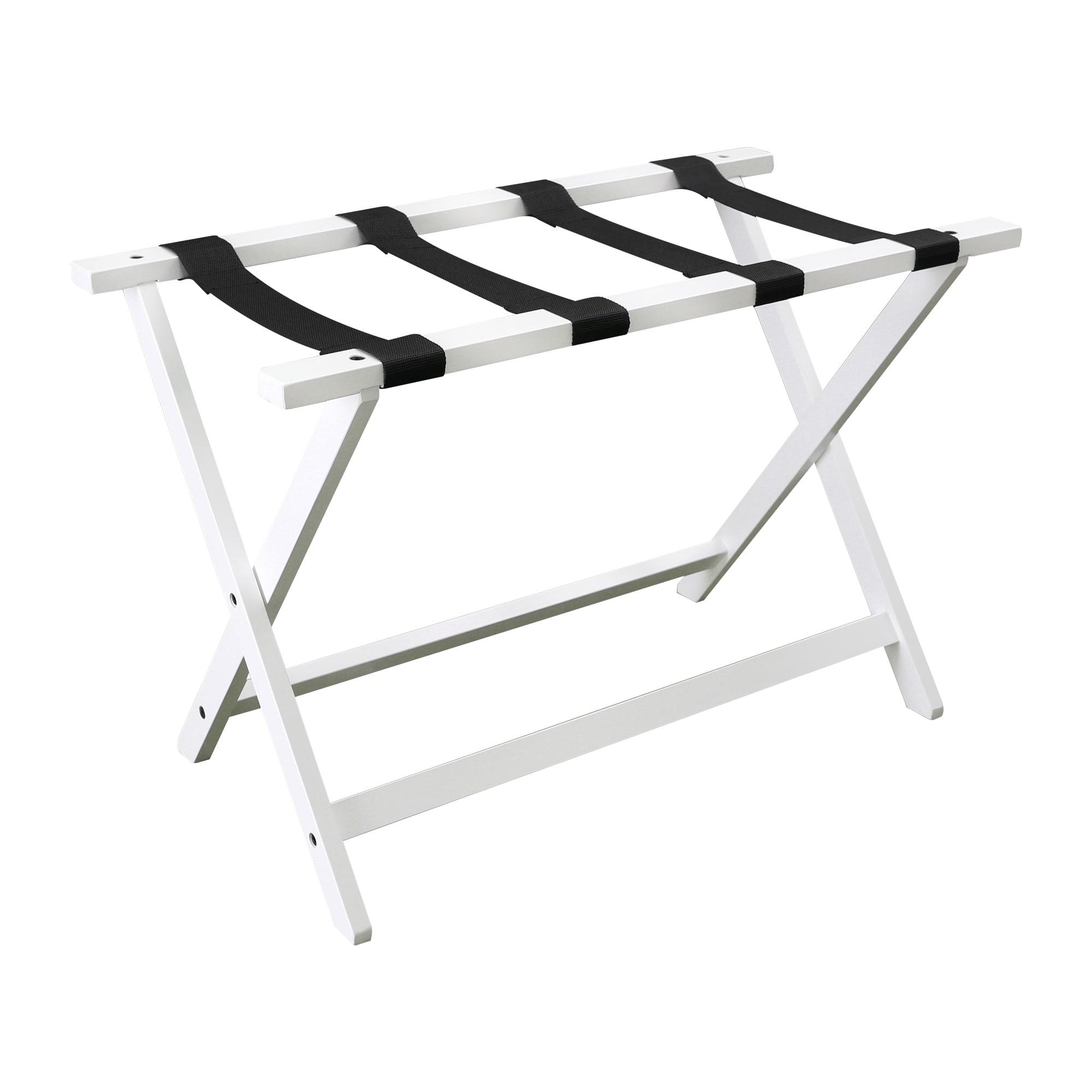 Kiflic Heavy Duty 30" Extra-Wide Luggage Rack,Solid wood Suitcase Stand for Guest Room, Bedroom, Hotel