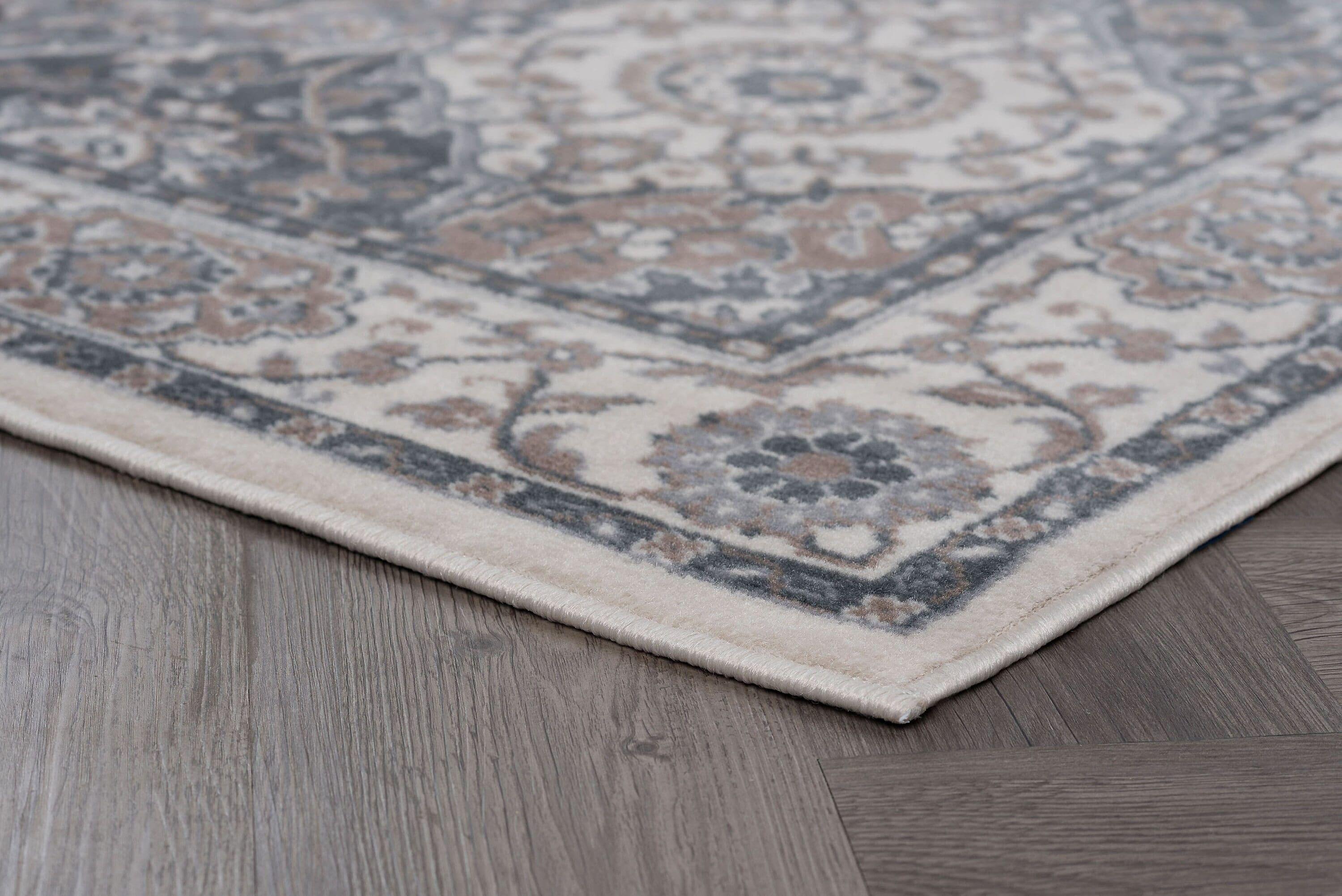 Tayse Madison Area Rug MDN3617 Traditional Cream Half-Brick Repeat 2' x 3' Rectangle