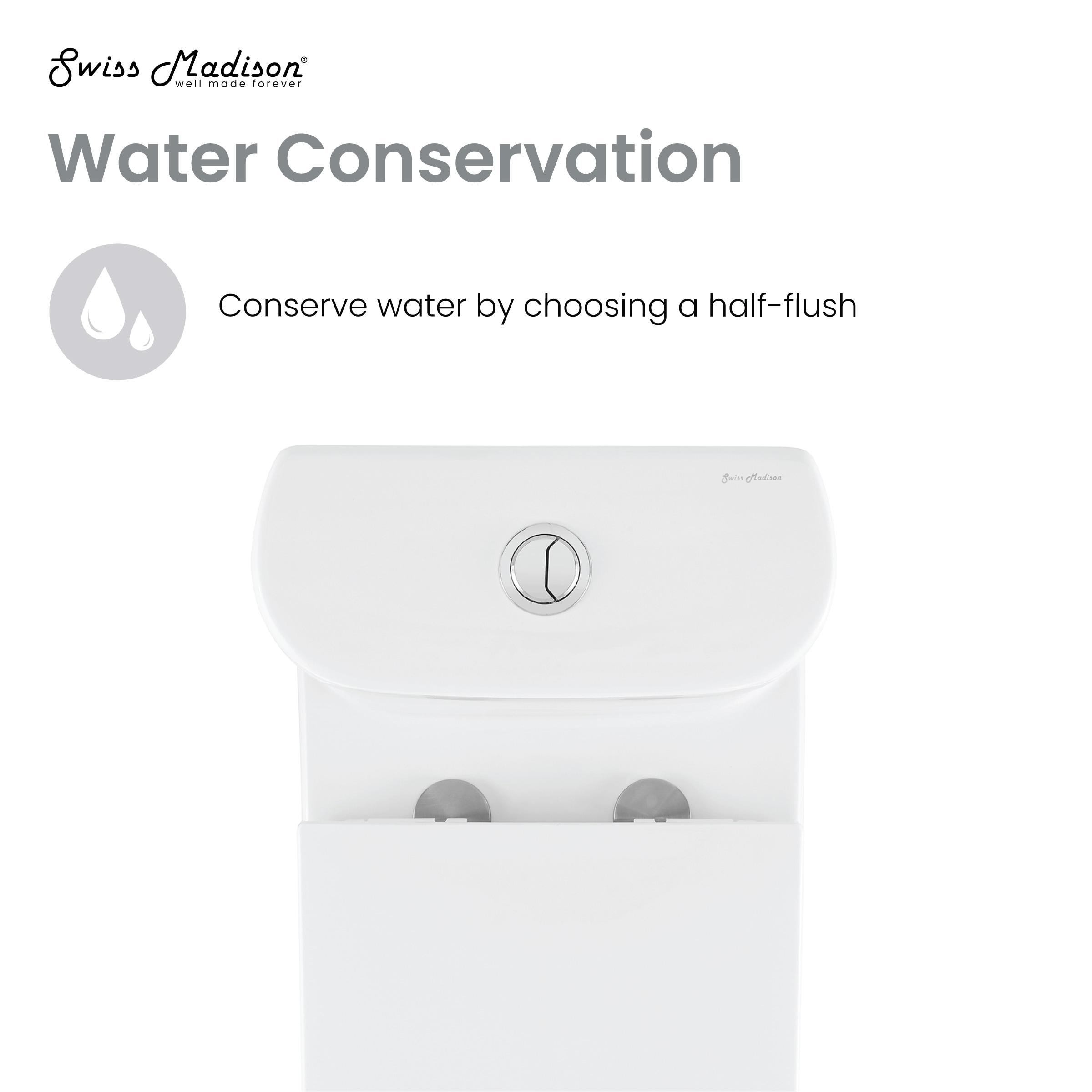 Concorde One-Piece Square Toilet Dual-Flush 1.1/1.6 gpf
