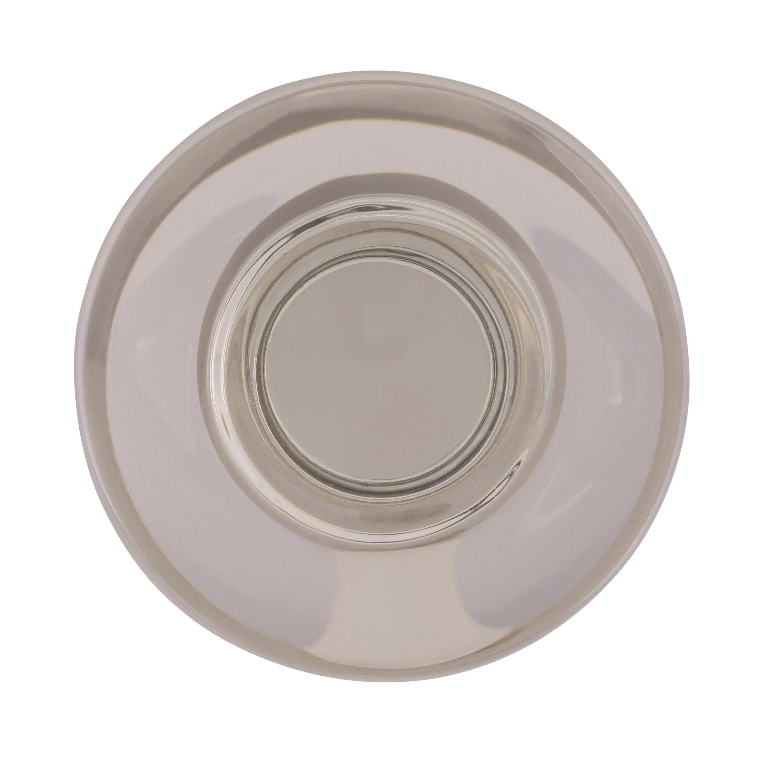 Amerock Glacio 1-3/4 inch (44mm) Diameter Clear/Polished Nickel Cabinet Knob