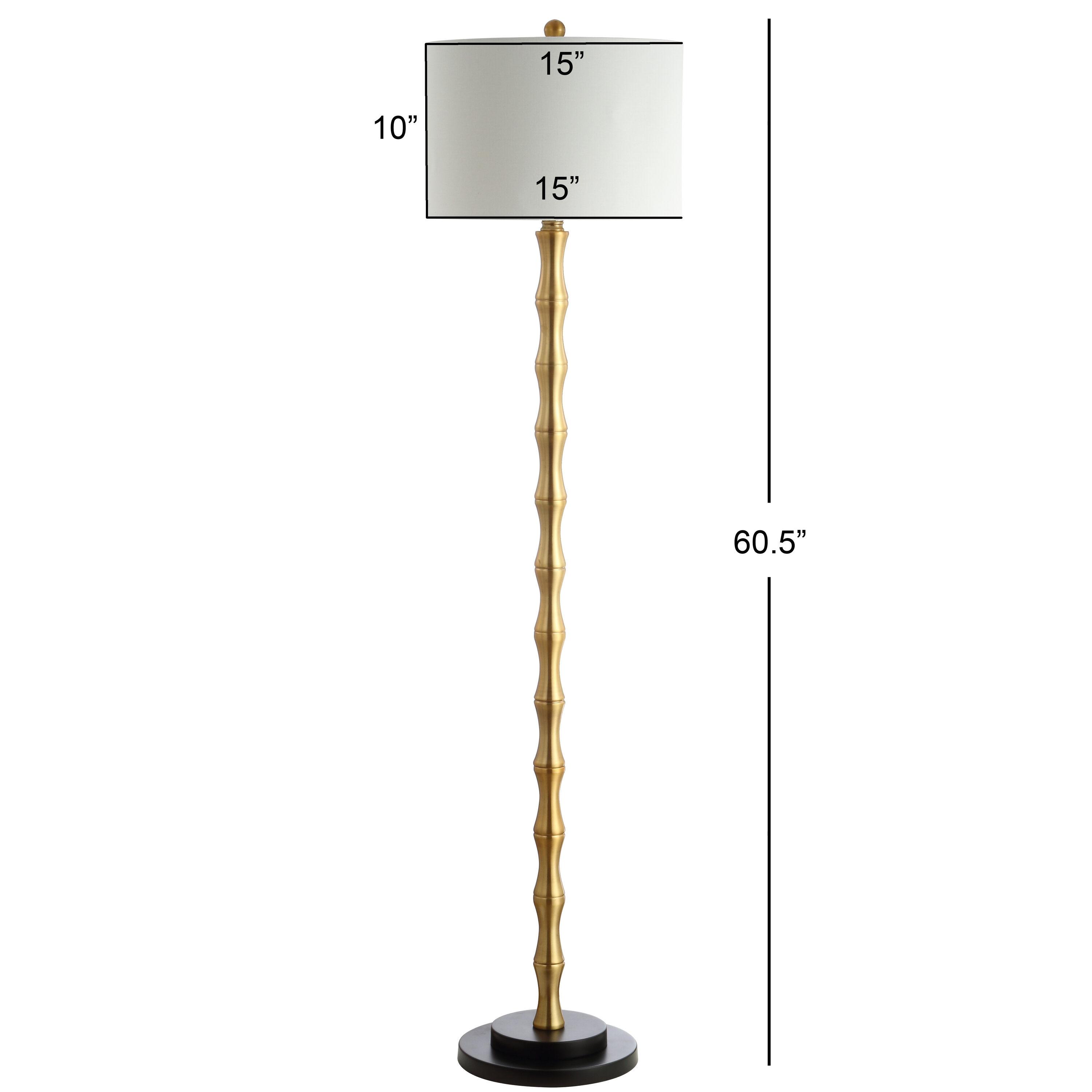 Kolten Floor Lamp - FLL4045 - Brass - Safavieh