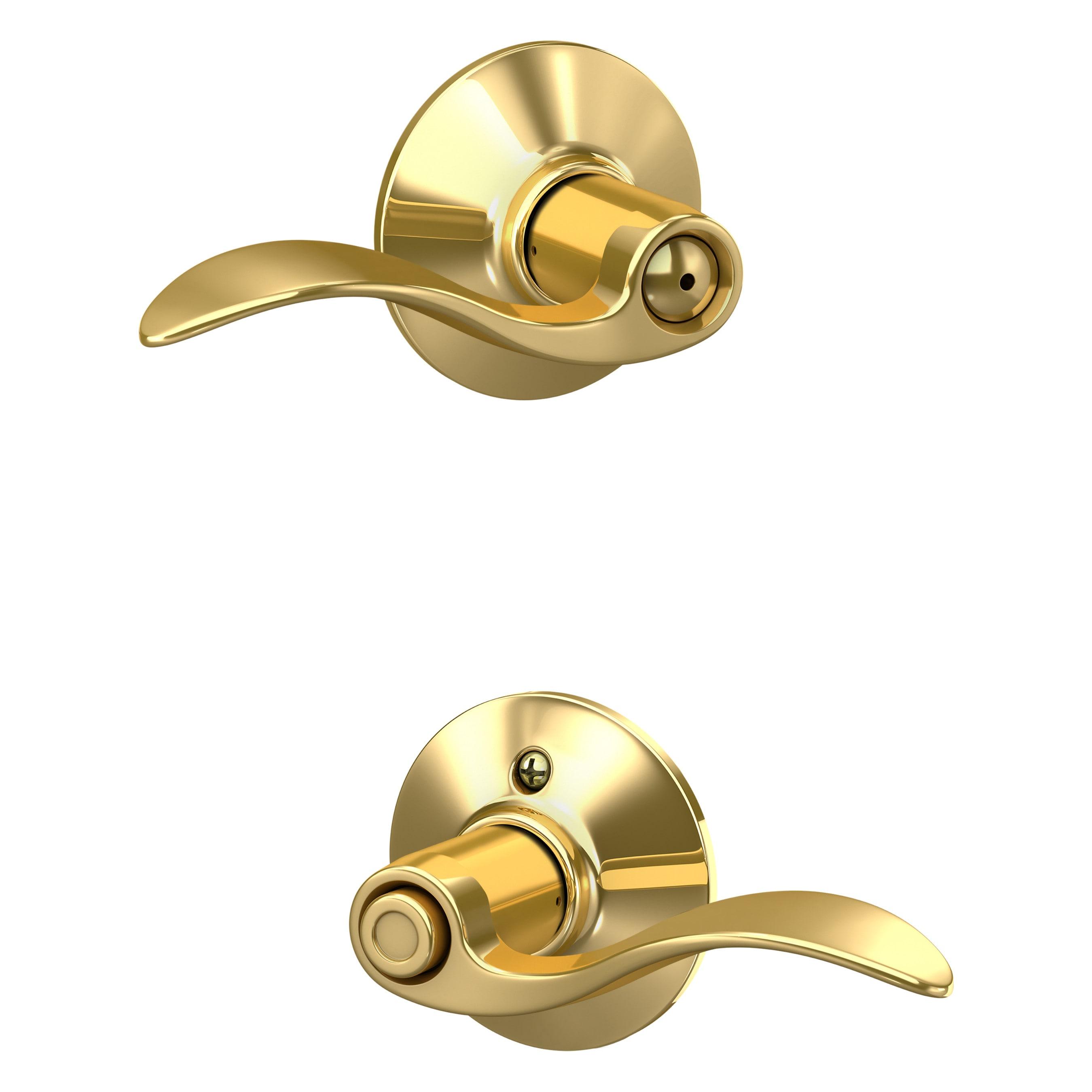 Accent Privacy Door Lever with Rosette