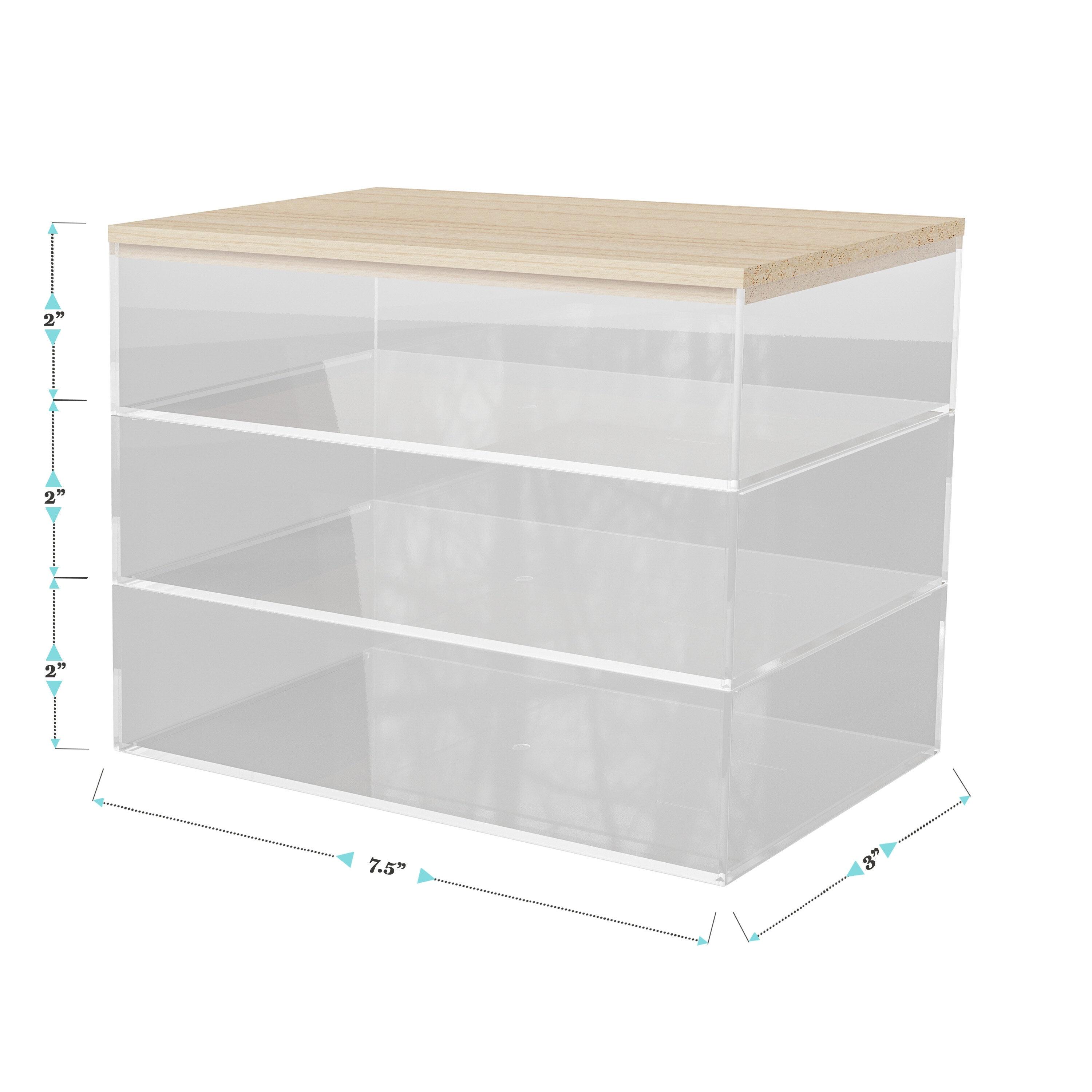 Thomas Martha Stewart Premium Plastic Storage Bins with Wooden Lid