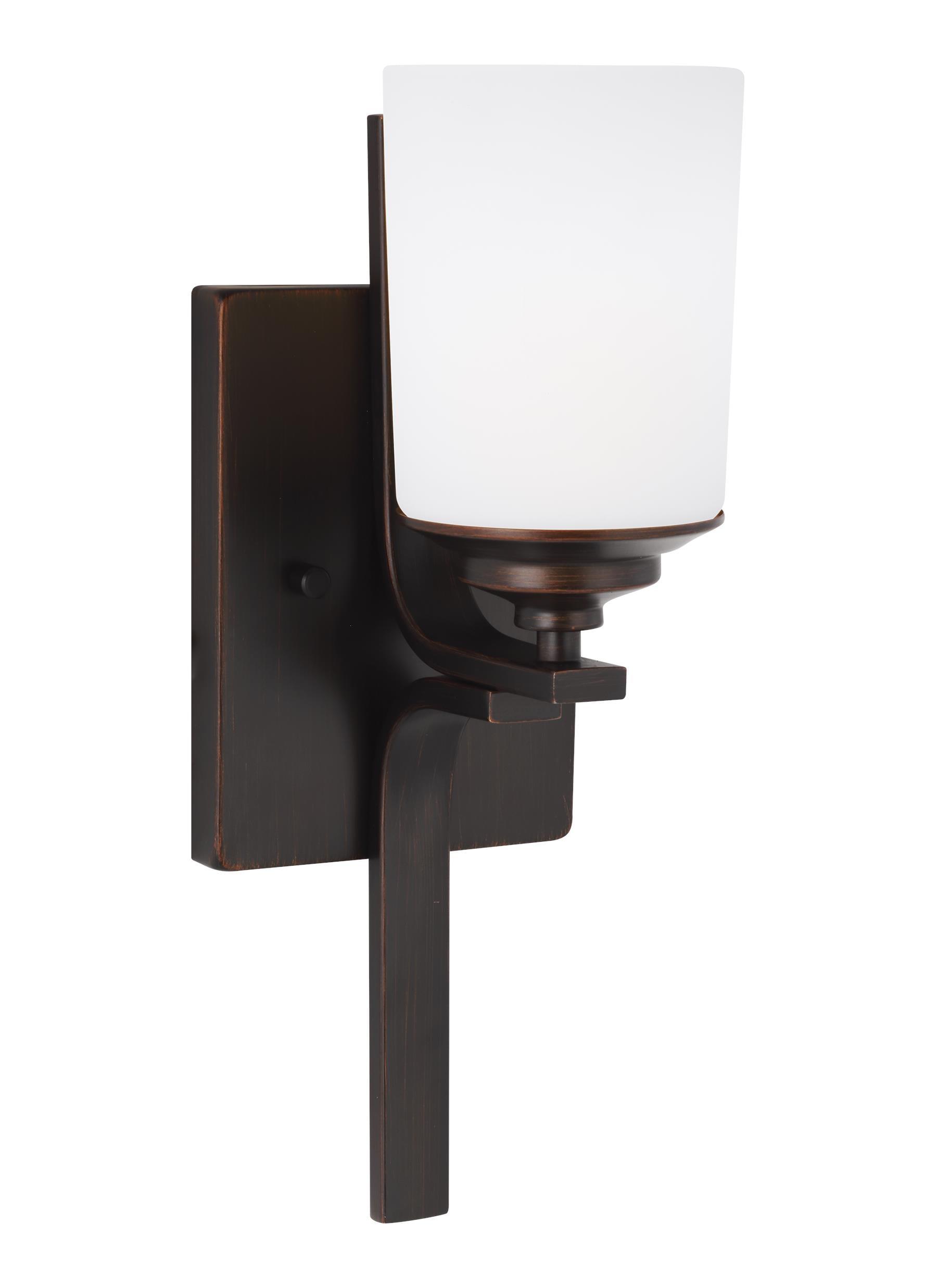 Kemal Traditional Bronze Round Wall Sconce, Energy Star 15in