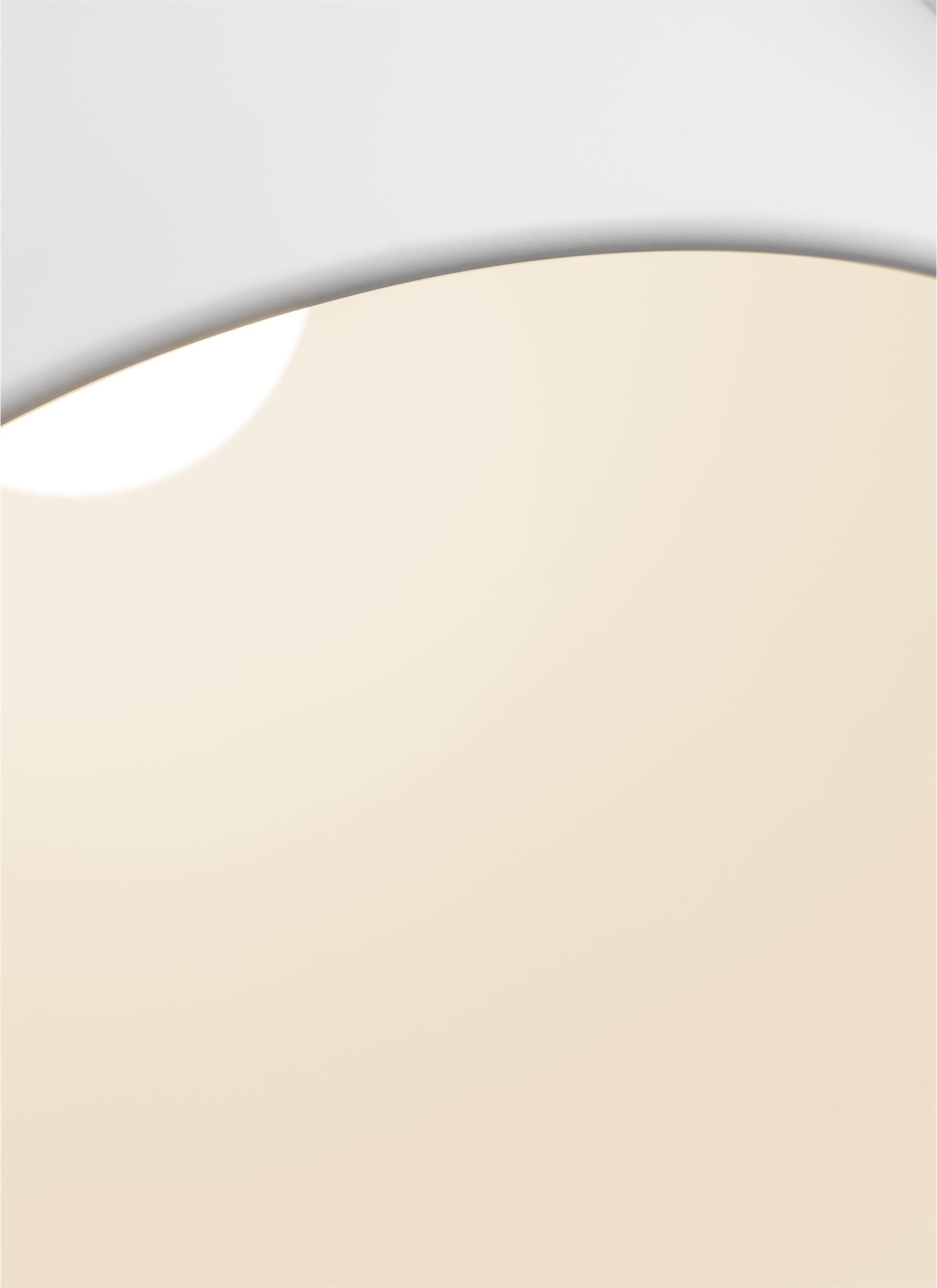 Oden Matte White Mini LED Pendant with Smooth Curve Design