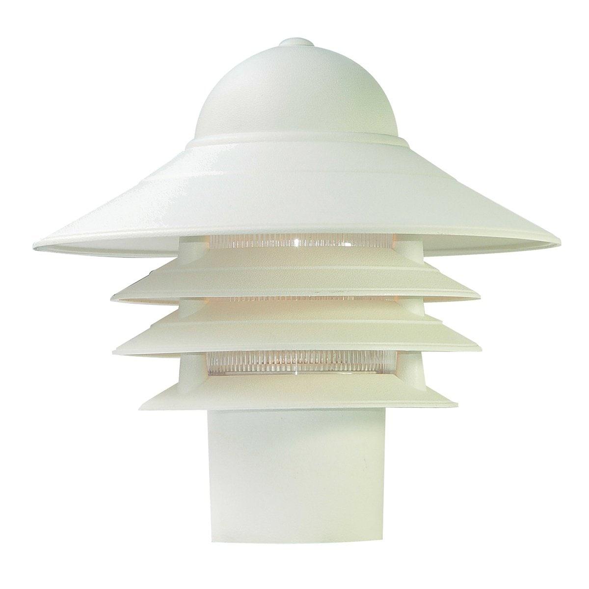 Acclaim Lighting Post Mount Light,1-Light,Textured White 87TW