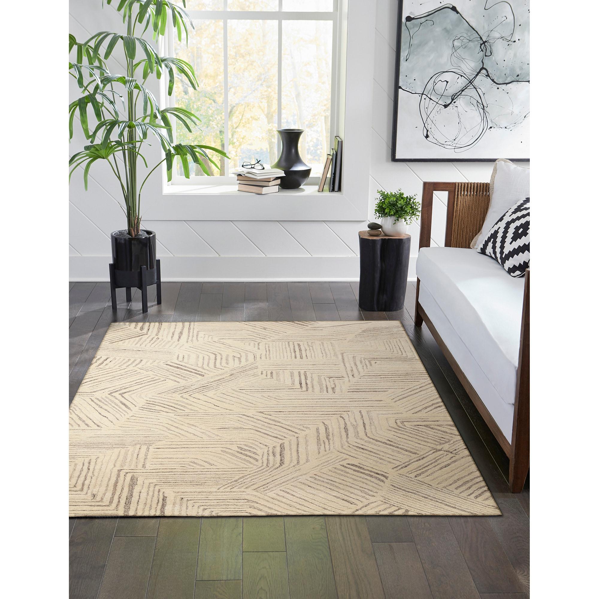 Liora Manne Madison Modern Indoor Rug Natural 5' x 7'6"