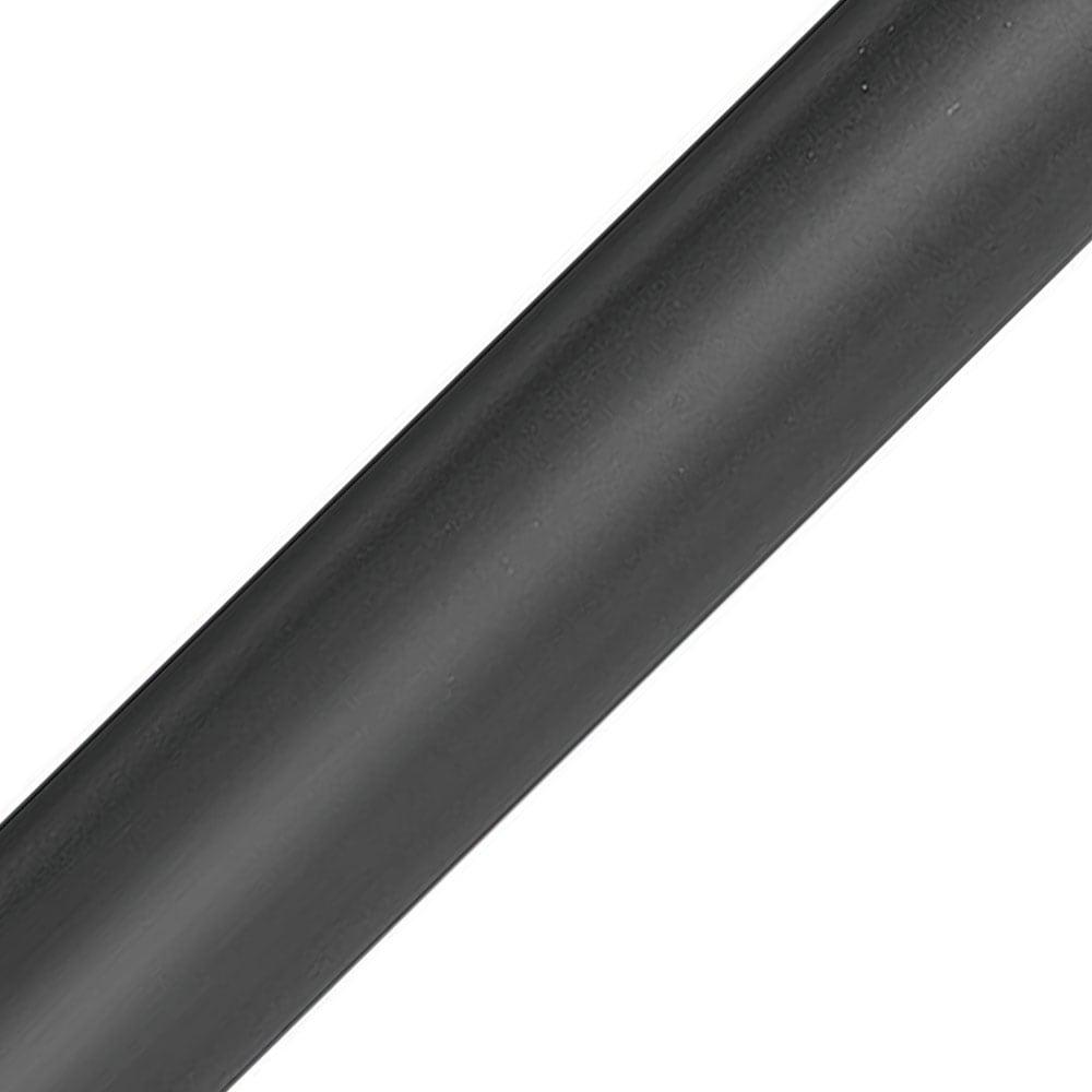 Matte Black 36-Inch Steel Ceiling Fan Downrod