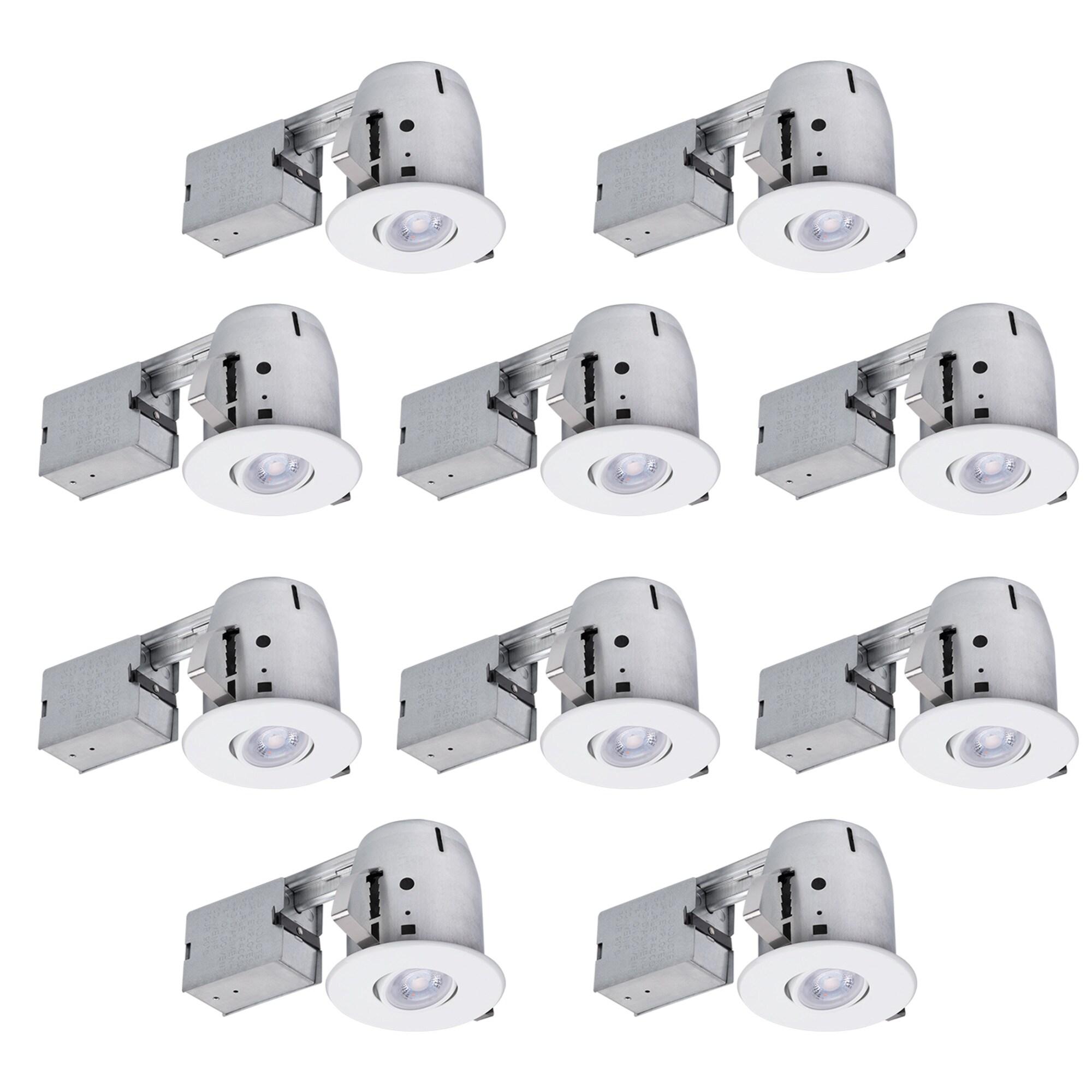 4'' Dimmable IC Rated Recessed Lighting Kit
