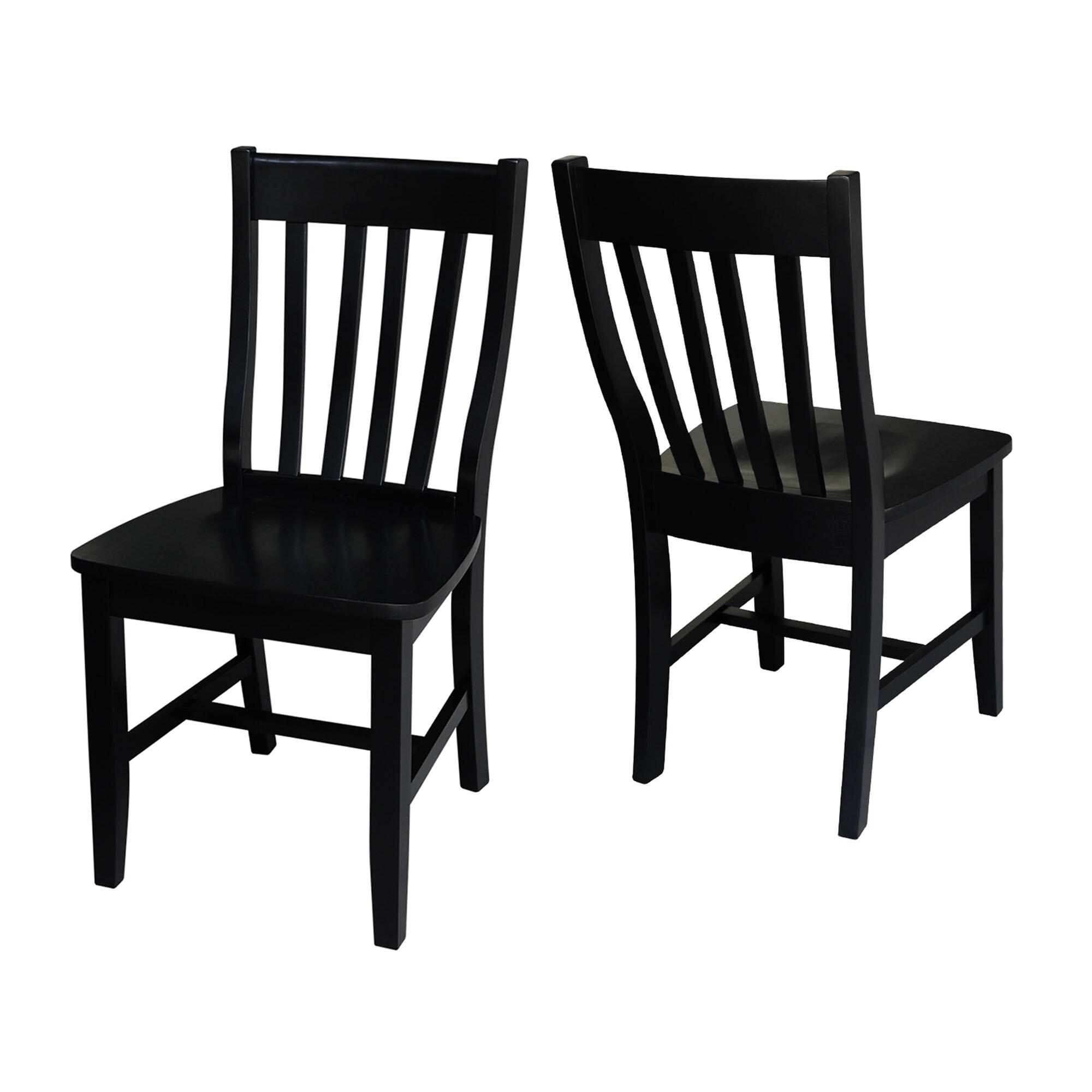 August Grove® Toby 18.5'' H Solid Wood Side Chair (Set of 2)