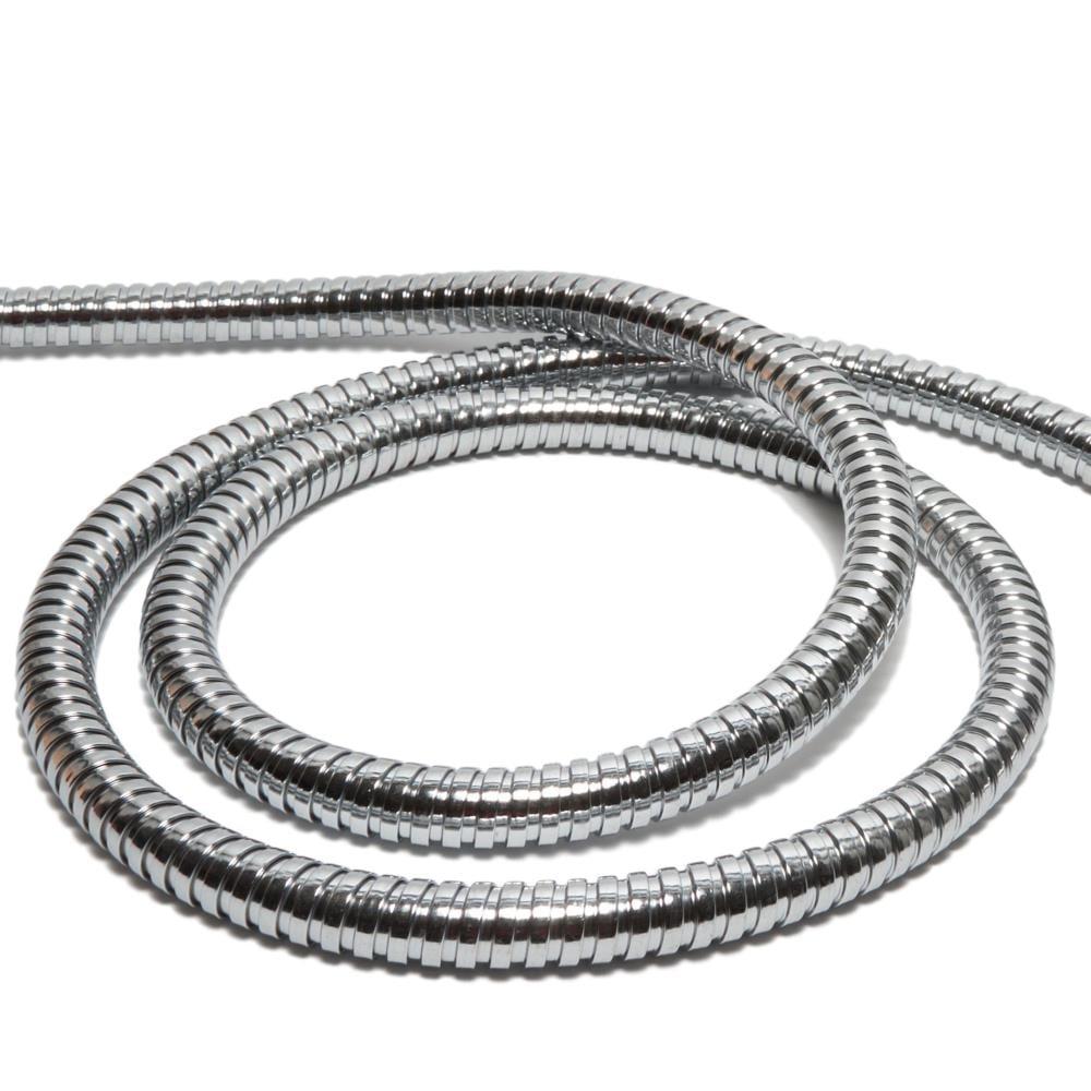HotelSpa 5 to 7 Foot Extra Long Stretchable Stainless Steel Shower Hose Stretches to Your Needs!