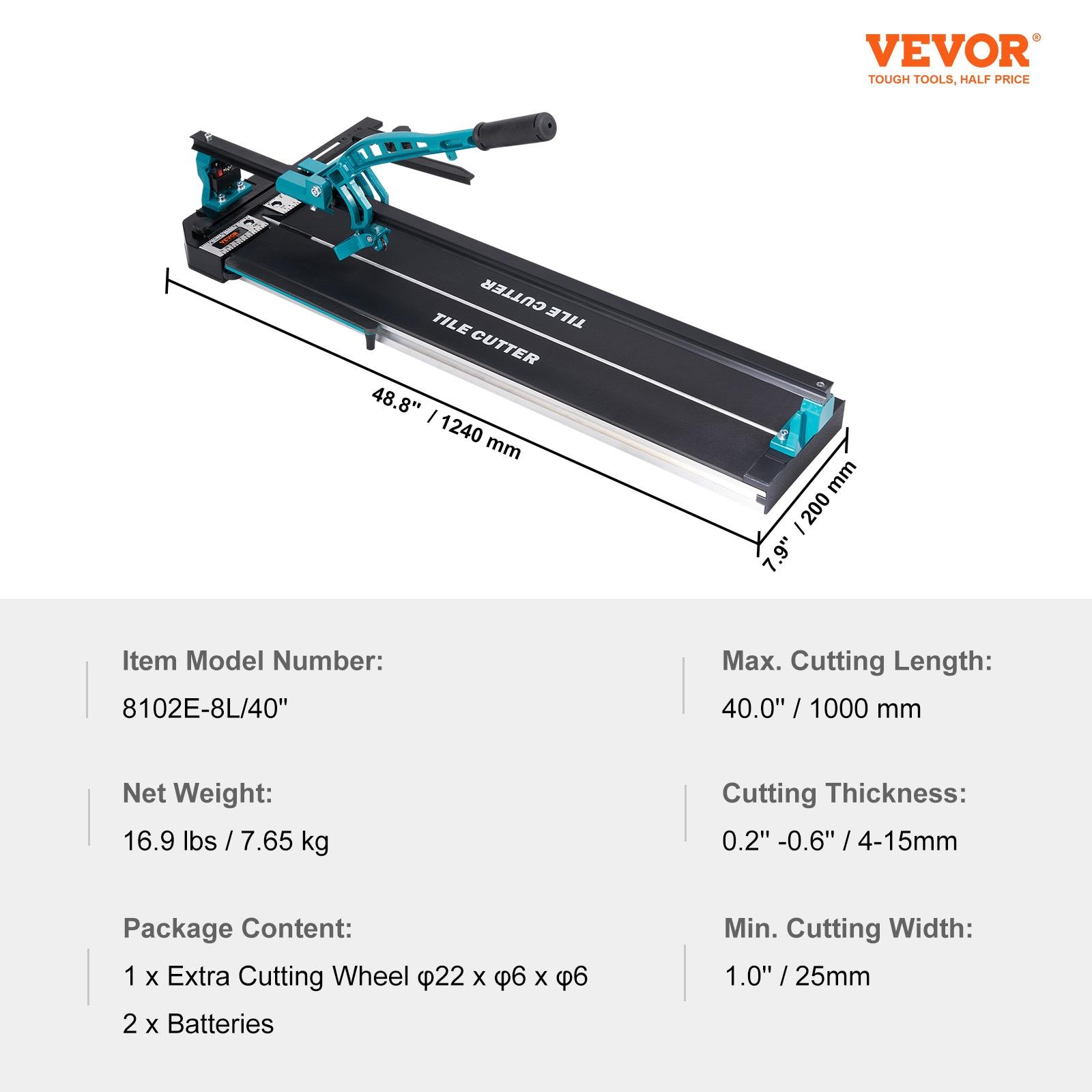 VEVOR Manual Tile Cutter Cutting Machine