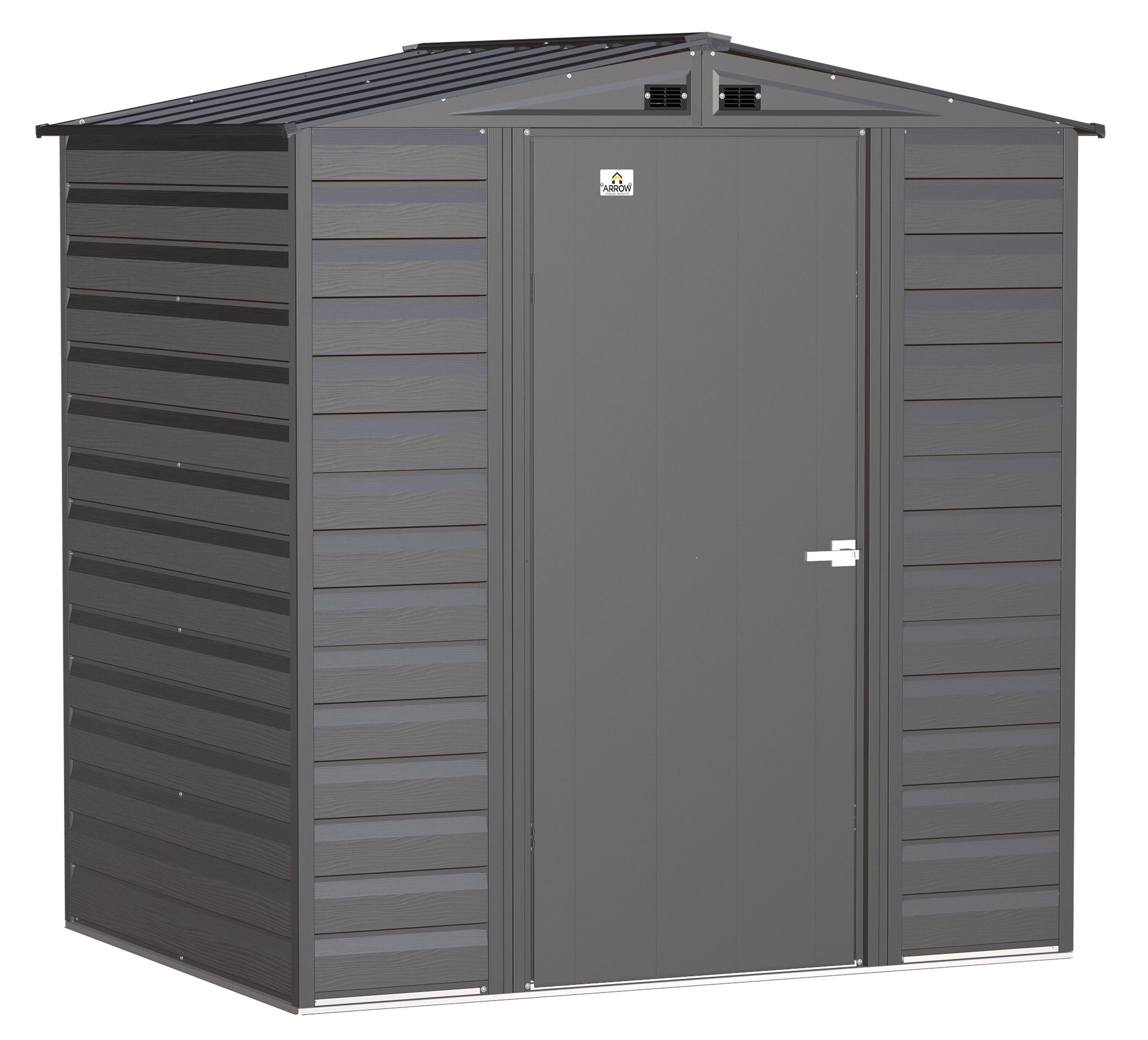 Arrow Select Steel Storage Shed, 6x5