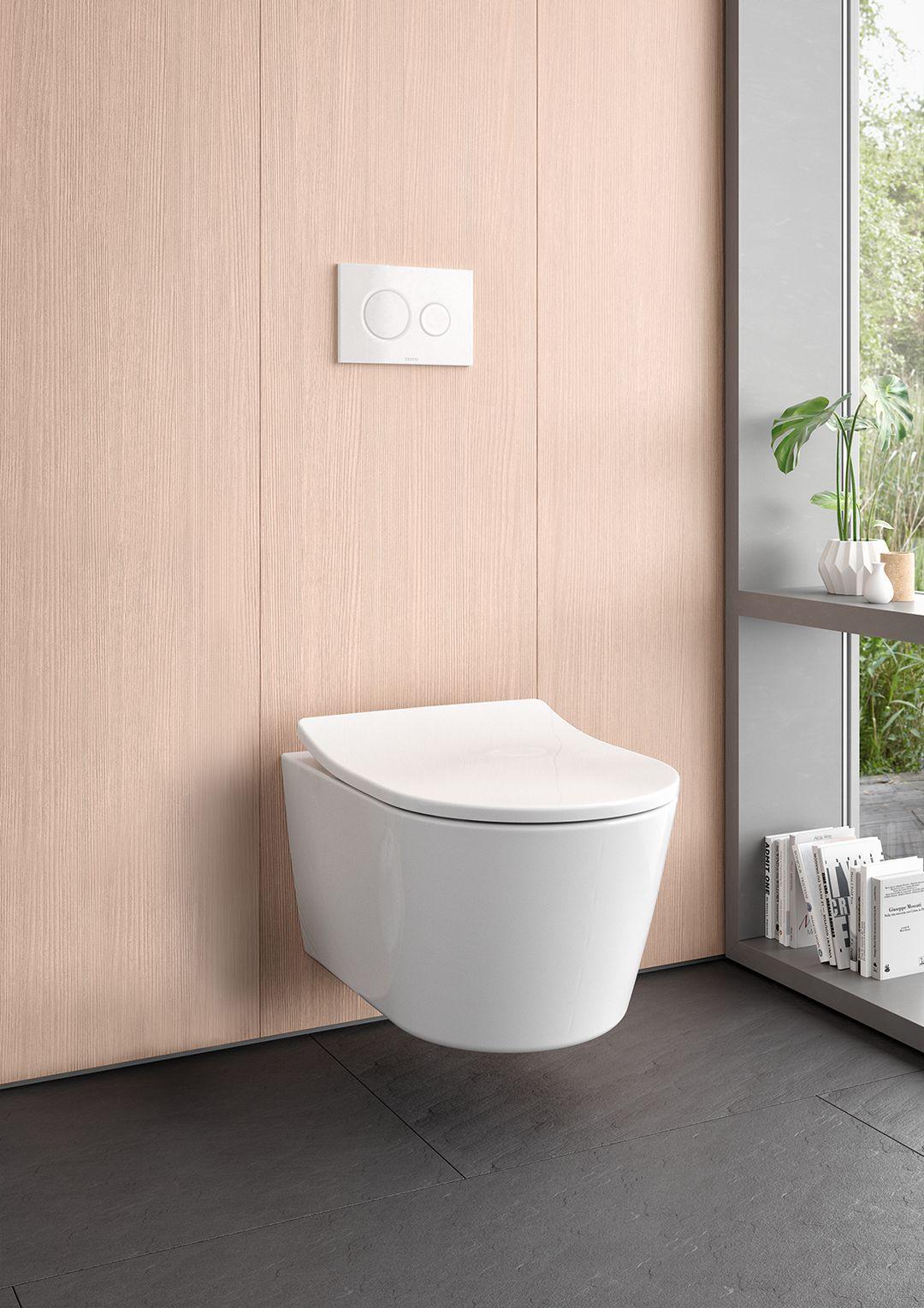RP™ Dual-Flush Elongated Wall Hung Toilet with High Efficiency Flush (Seat Not Included)