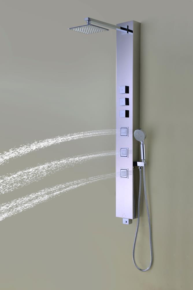 Lann 53'' Shower Panel with Fixed Shower Head