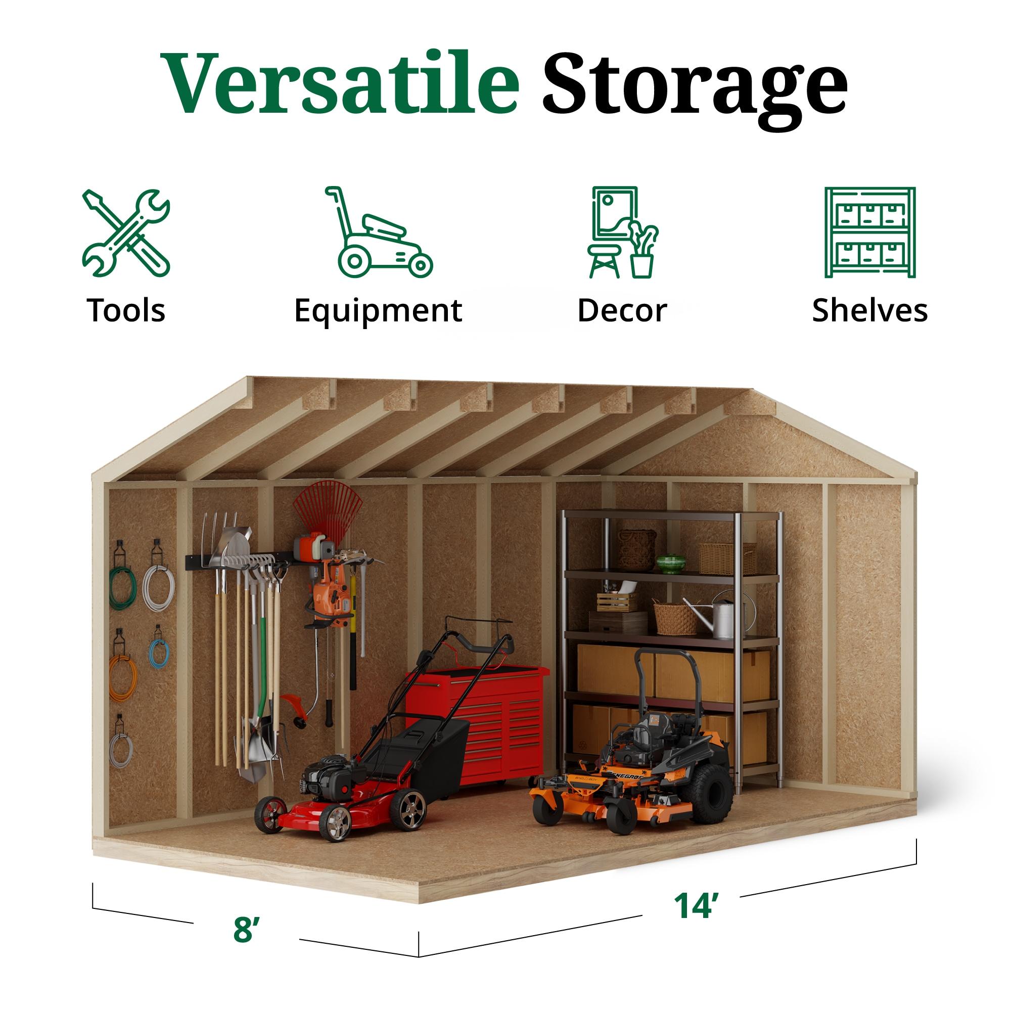 Value Workshop Outdoor Wood Storage Shed
