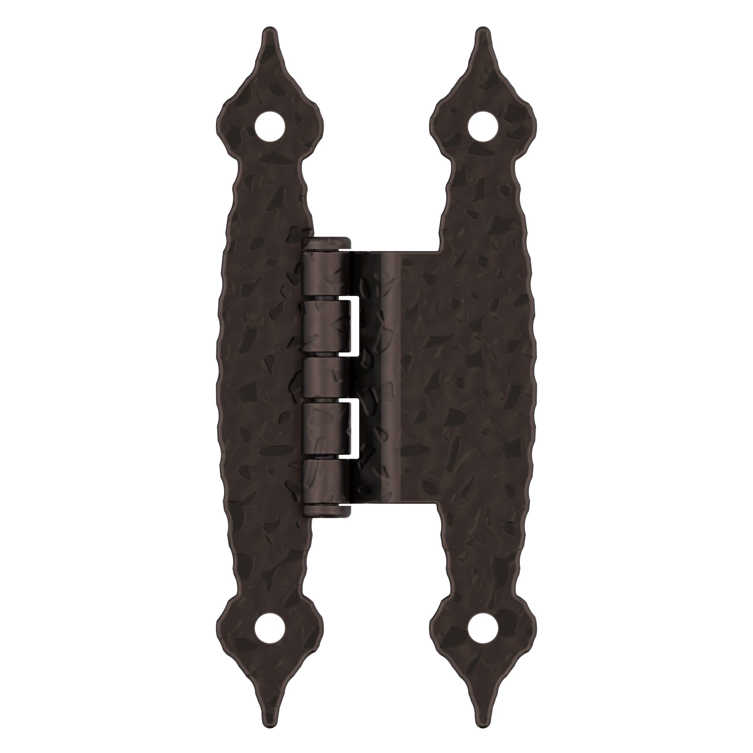 Amerock 3/8in (10mm) Offset Non-Self Closing Face Mount Oil-Rubbed Bronze Cabinet Hinge - 1 Pair