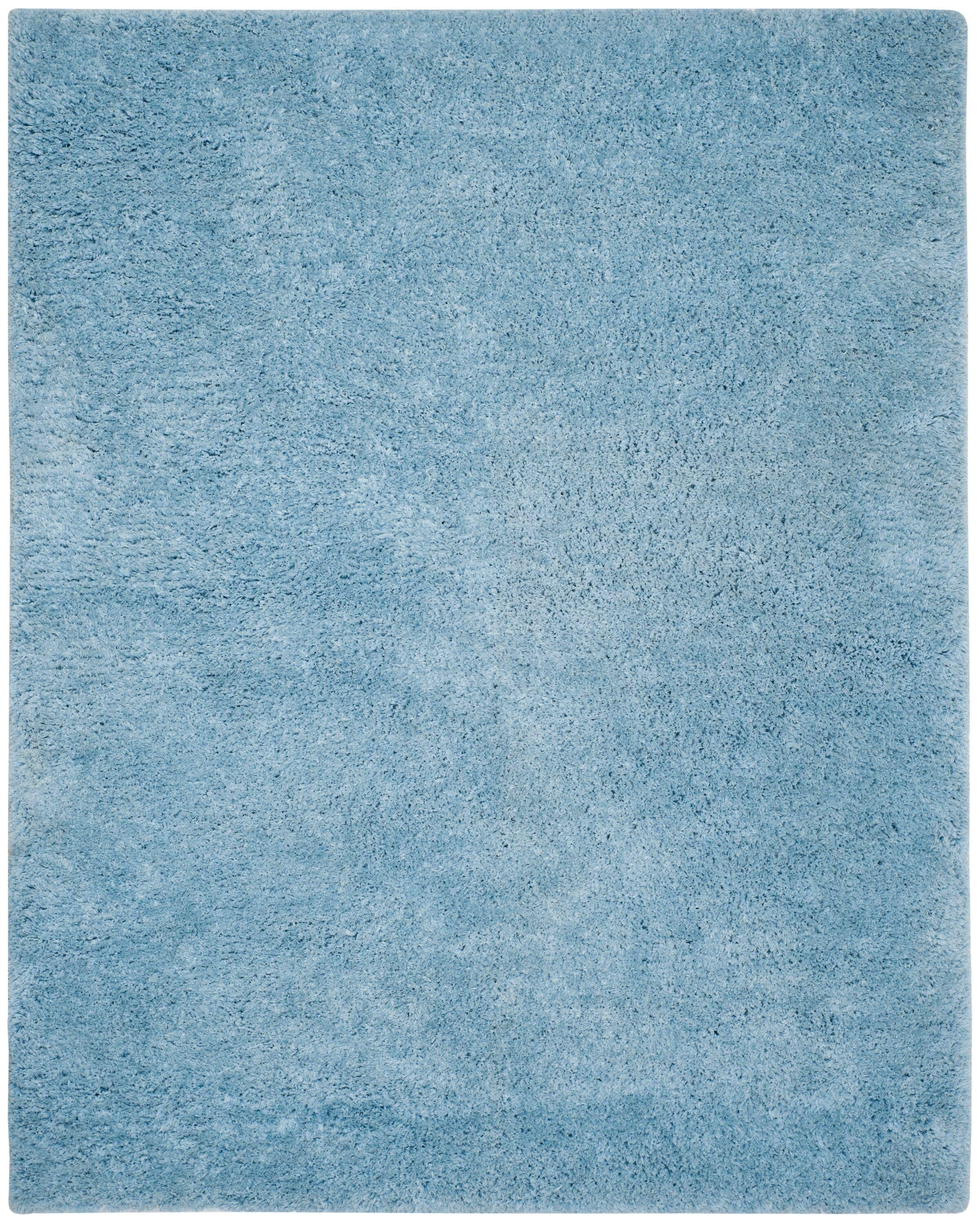 Supreme Shag SGS621 Hand Tufted Area Rug - Light Blue - 8'x10' - Safavieh.