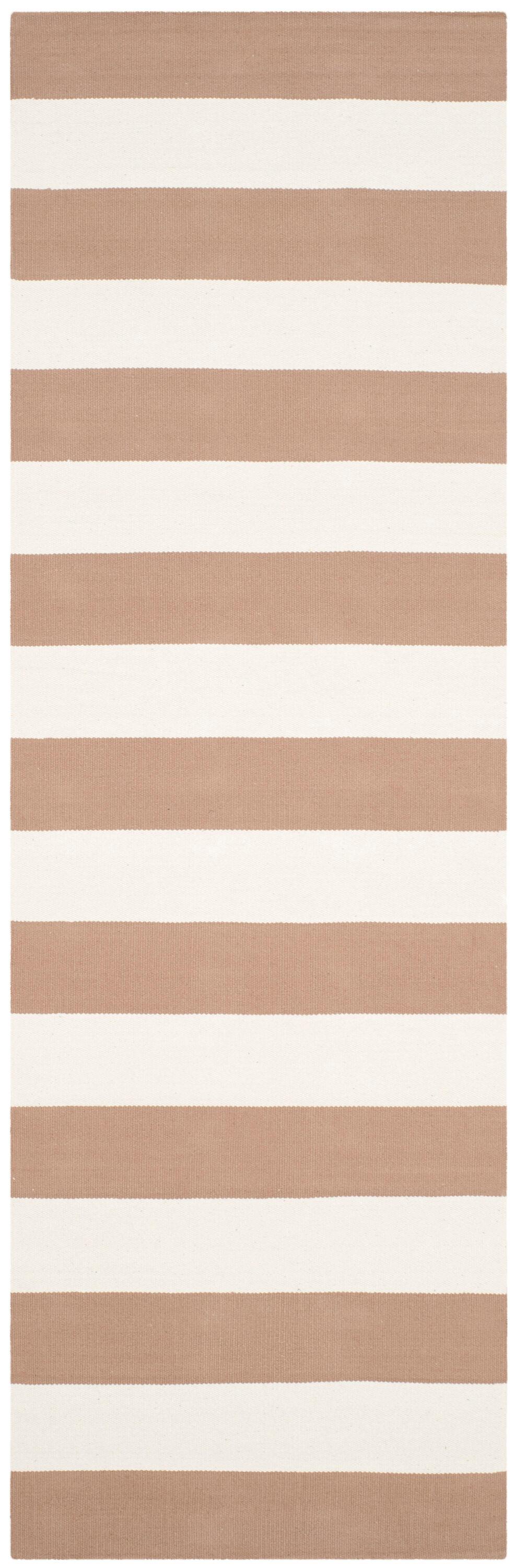 Montauk MTK712 Hand Woven Indoor Runner Rug - Sand/Ivory - 2'3"x7' - Safavieh
