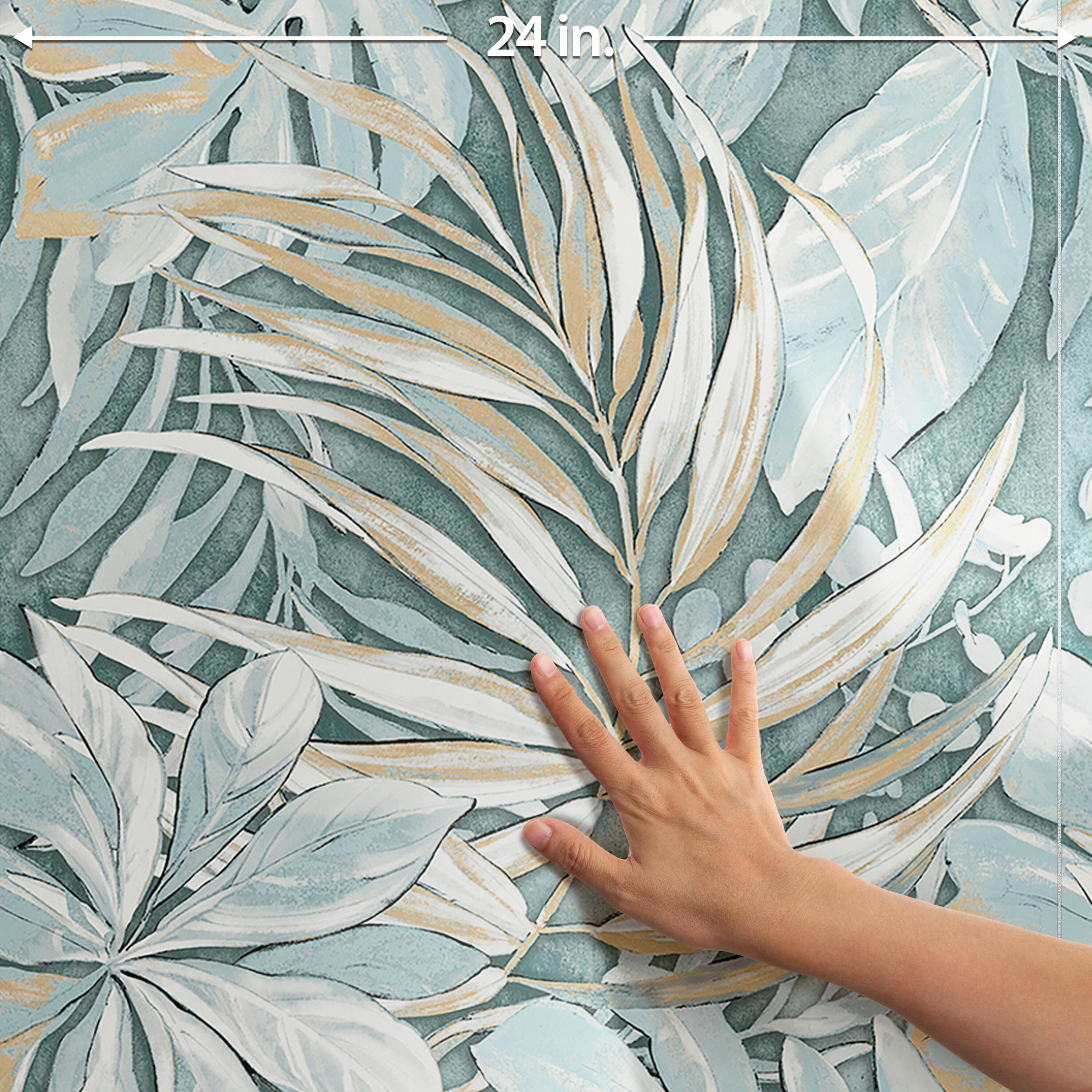 Parete Tropici 24" x 47" Porcelain Natural / Floral Wall & Floor Tile