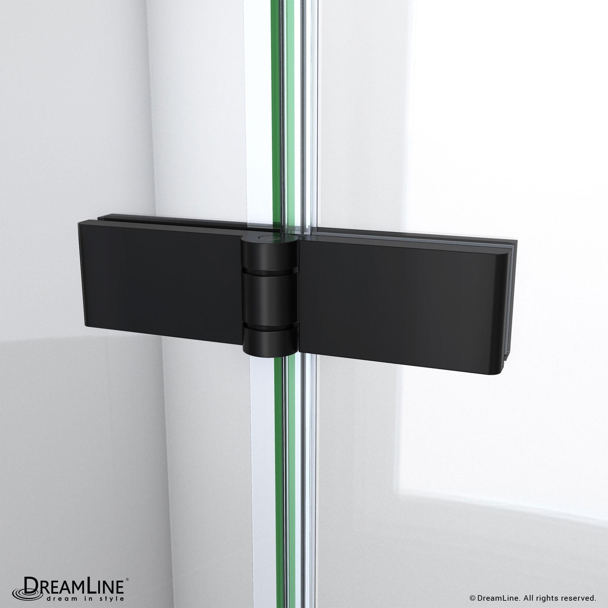 Aqua-Q Fold 36 W X 36 D X 76.75 H Frameless Square Shower Kit