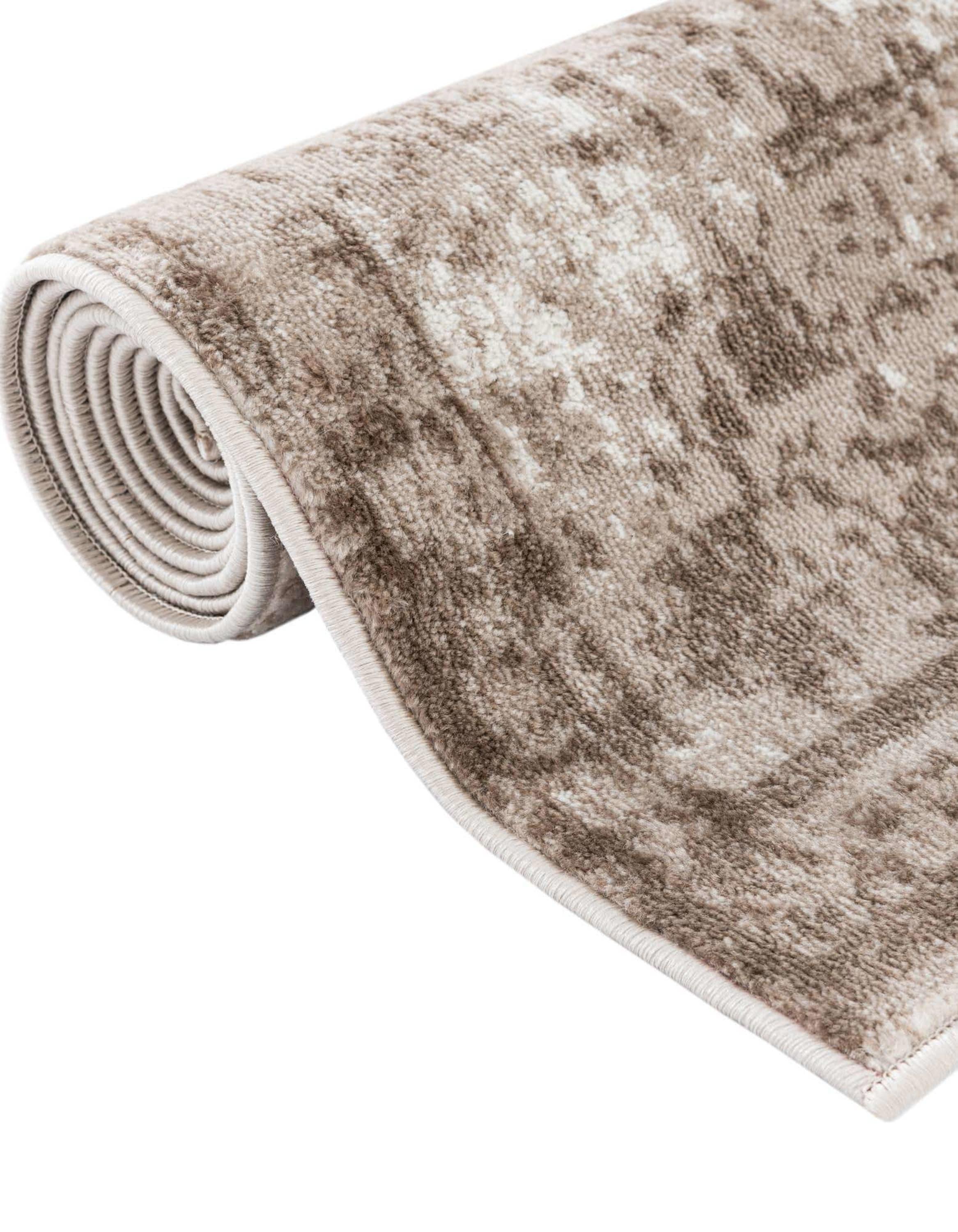 Unique Loom 8' 0 x 8' 0 Sofia Salle Garnier Beige Area Rug