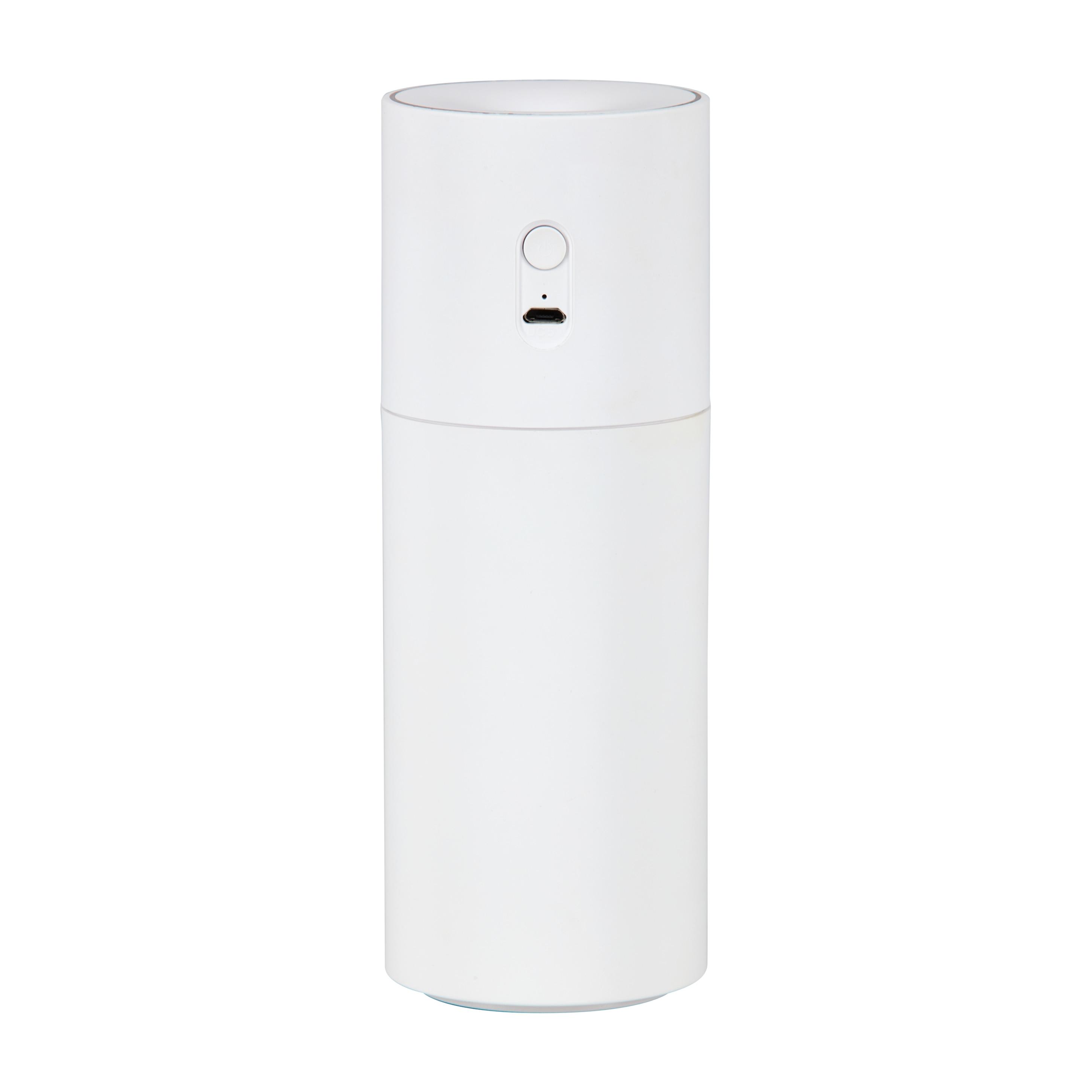 Homedics Portable Ultrasonic Humidifier, Cordless, Desktop, Travel, up to 10-Hour Runtime, Visible Quiet Cool Mist, White