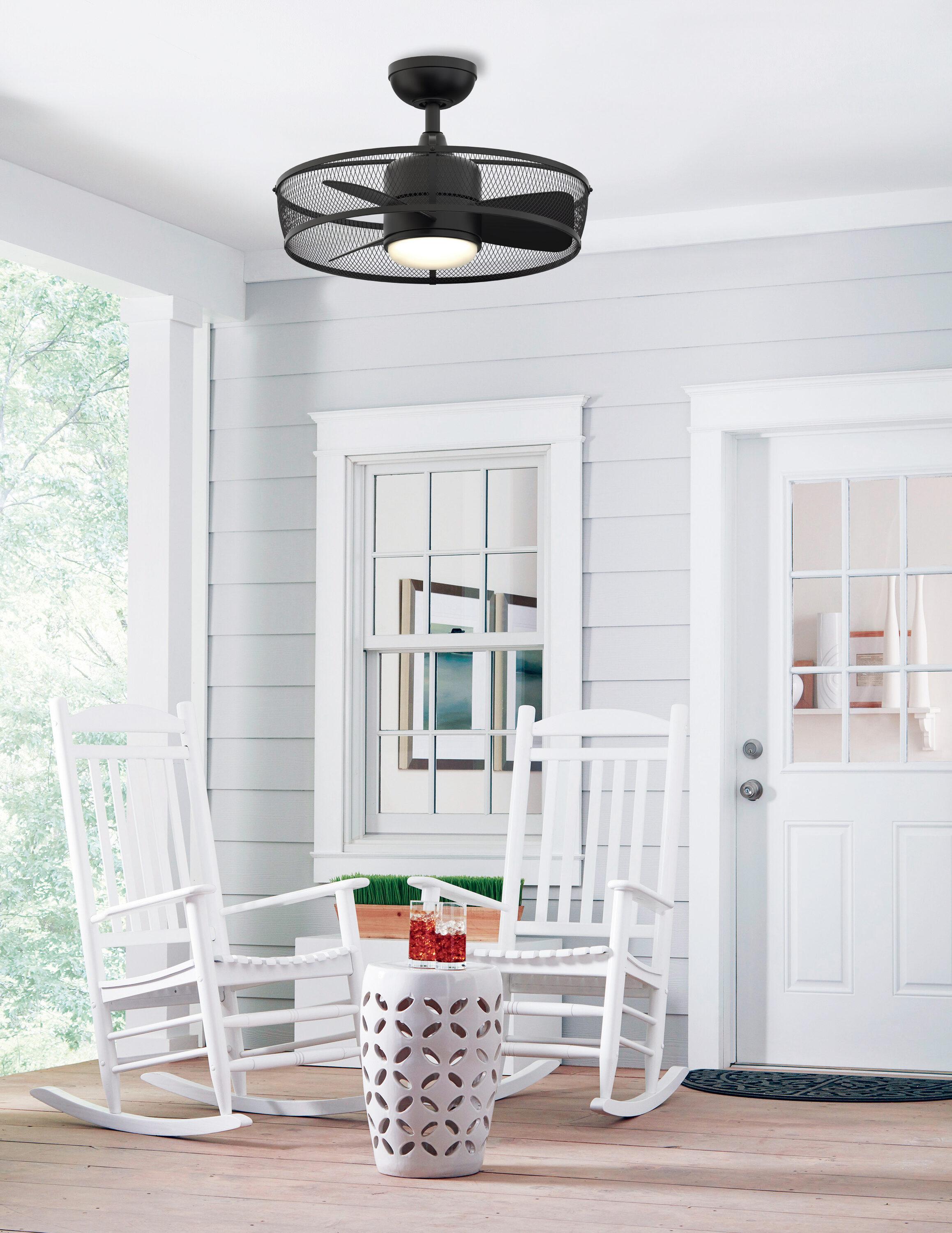 Fanimation Henry 20 Black Indoor/Outdoor Ceiling Fan