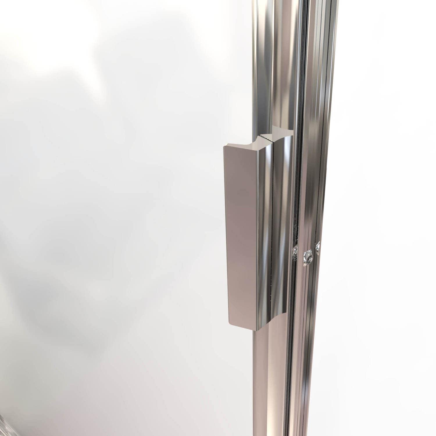 Deluxe 45" W x 72.13" H Framed Shower Door