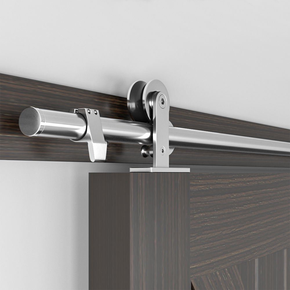 Lazio Sliding Standard Single Door Barn Door Hardware Kit