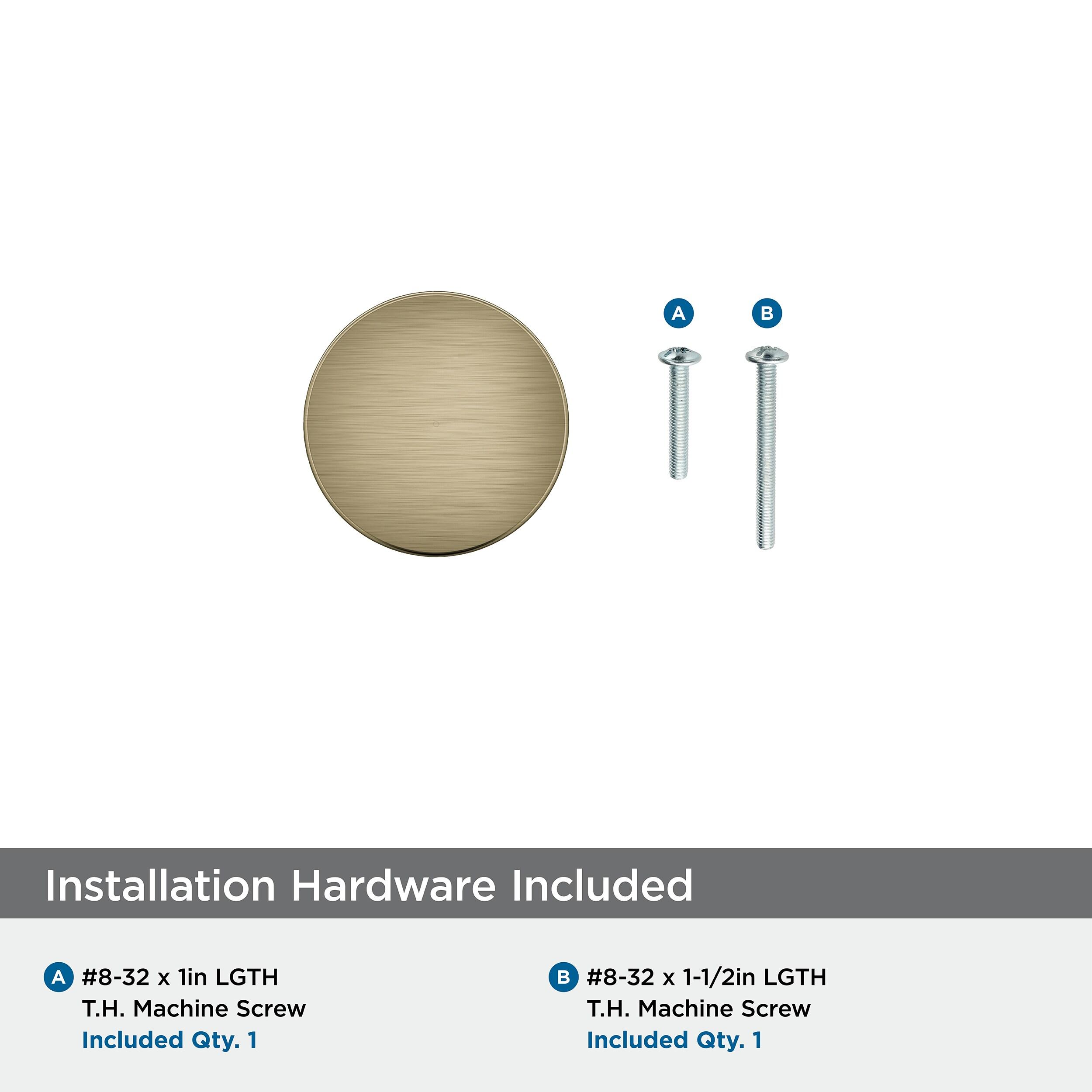 Everett 1 5/16" Diameter Round Knob