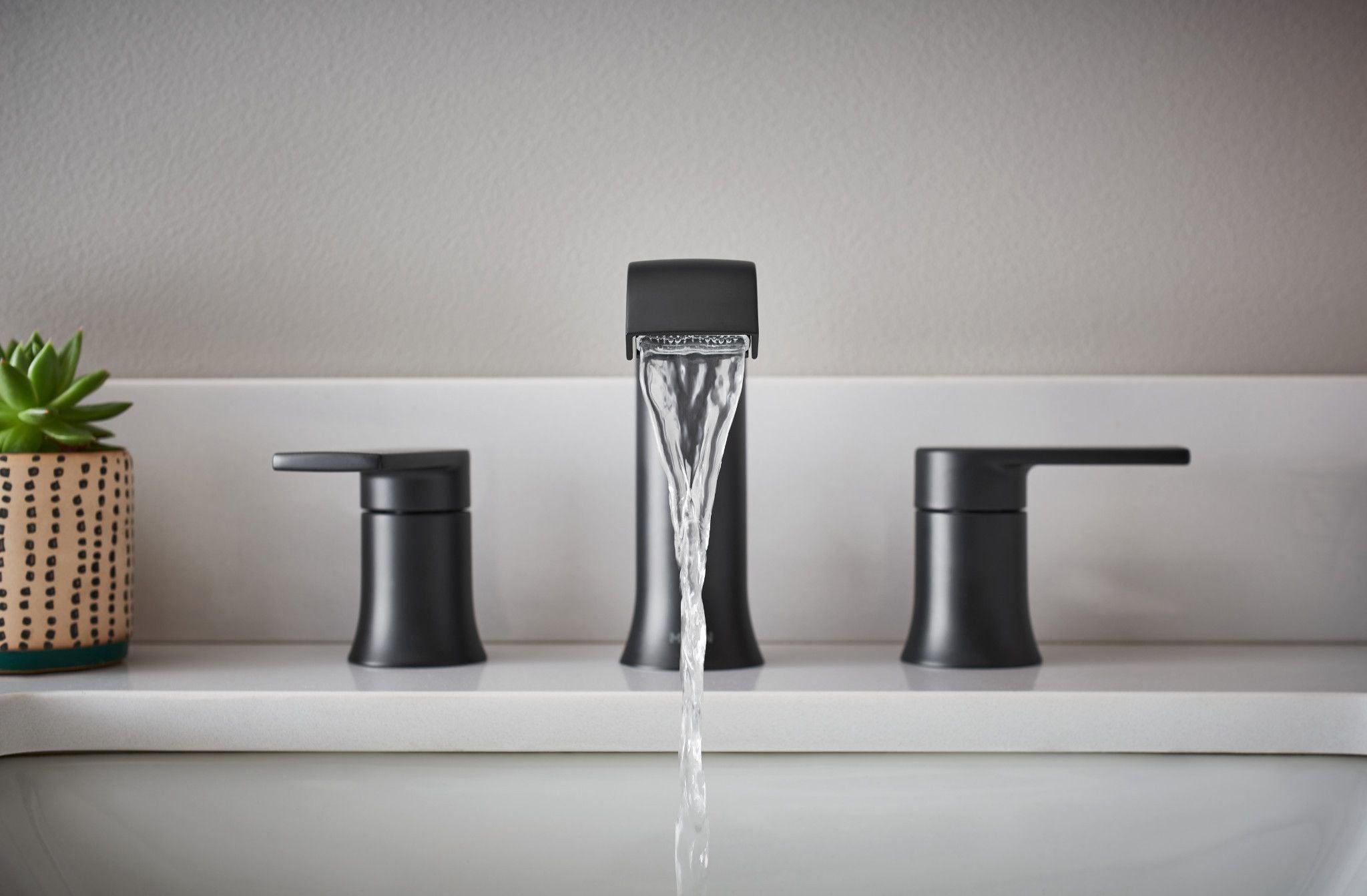 Genta LX Two-Handle Widespread Bathroom Faucet Trim Kit, Valve Required