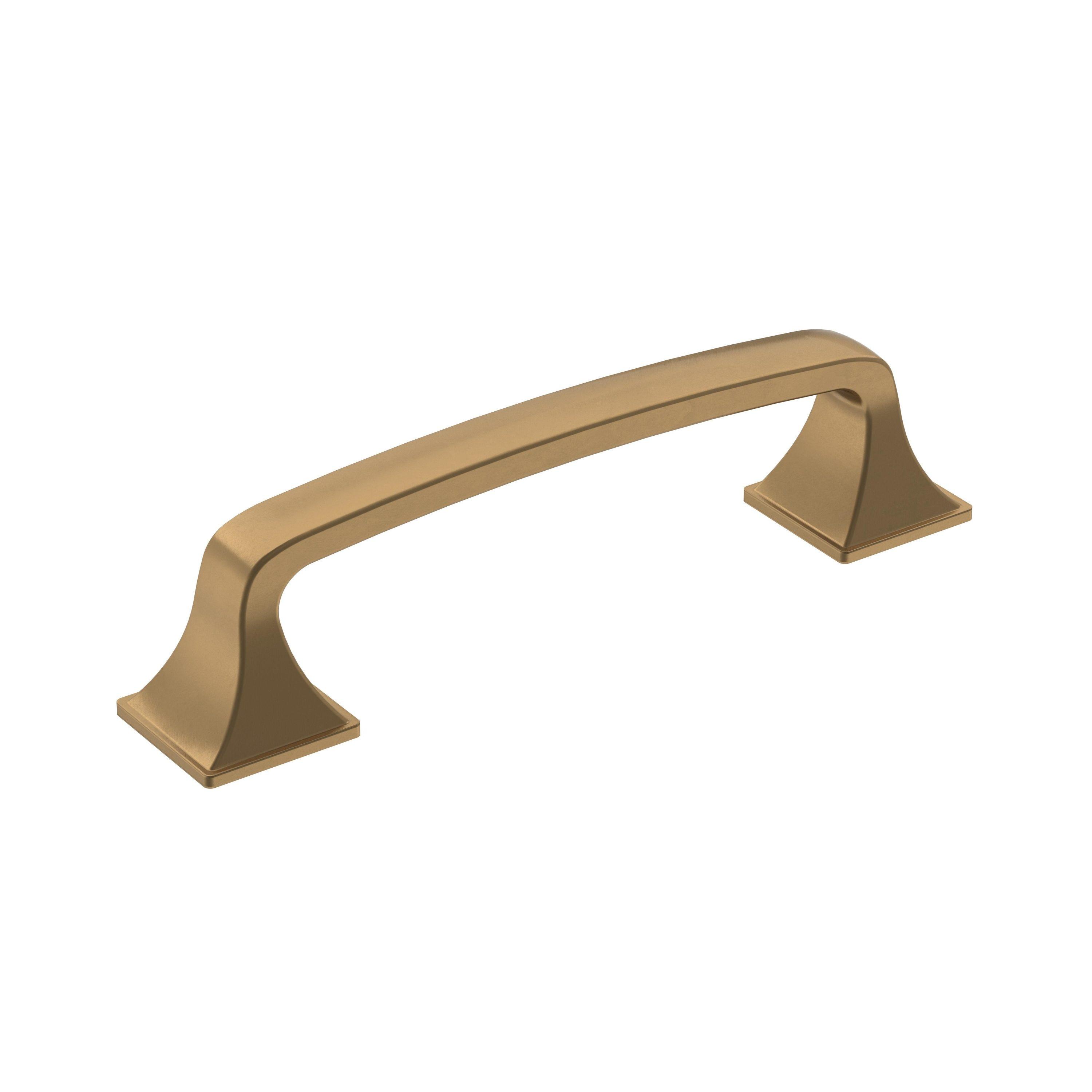 Amerock Ville 3-3/4 inch (96mm) Center-to-Center Champagne Bronze Cabinet Pull