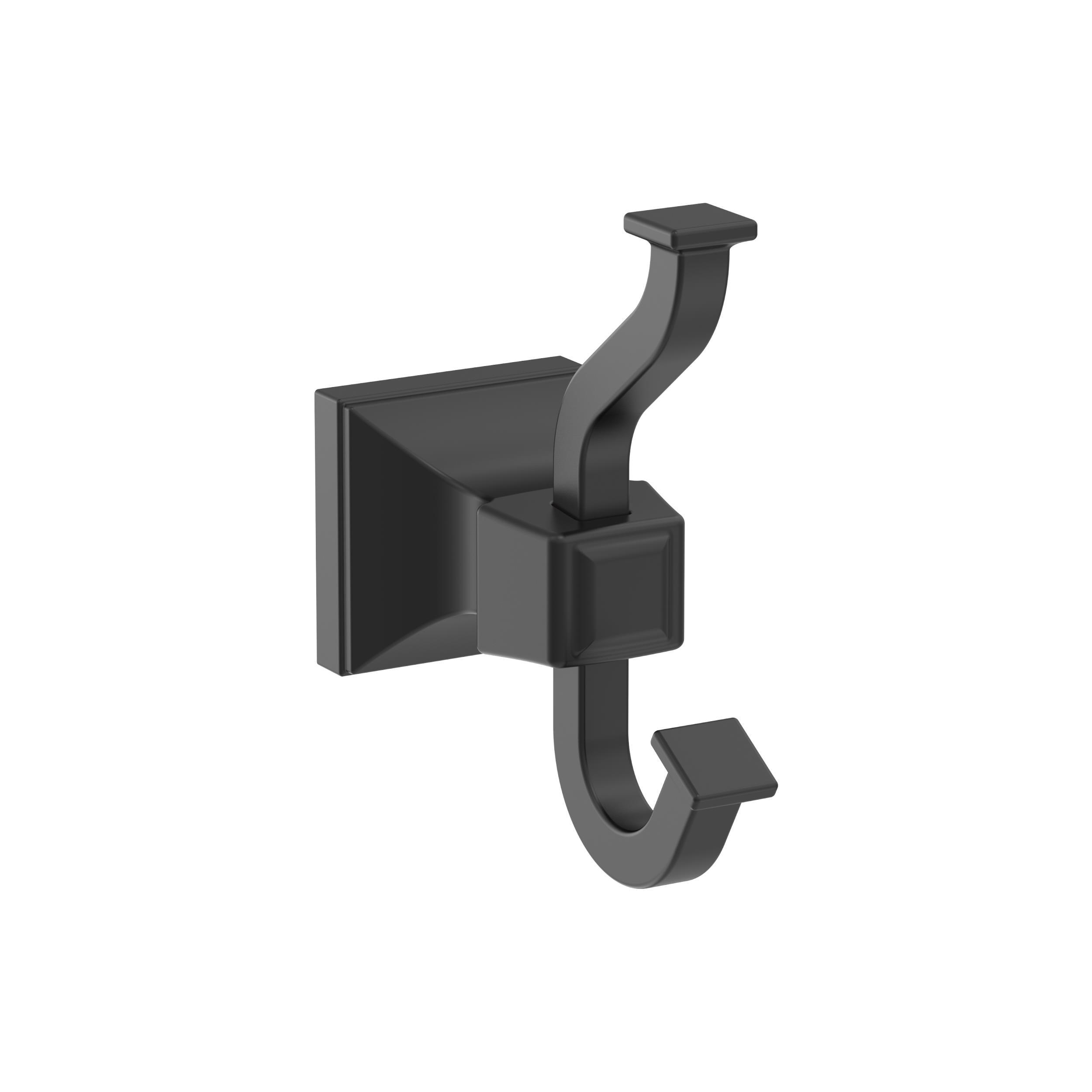 Amerock Mulholland Matte Black Open Towel Ring