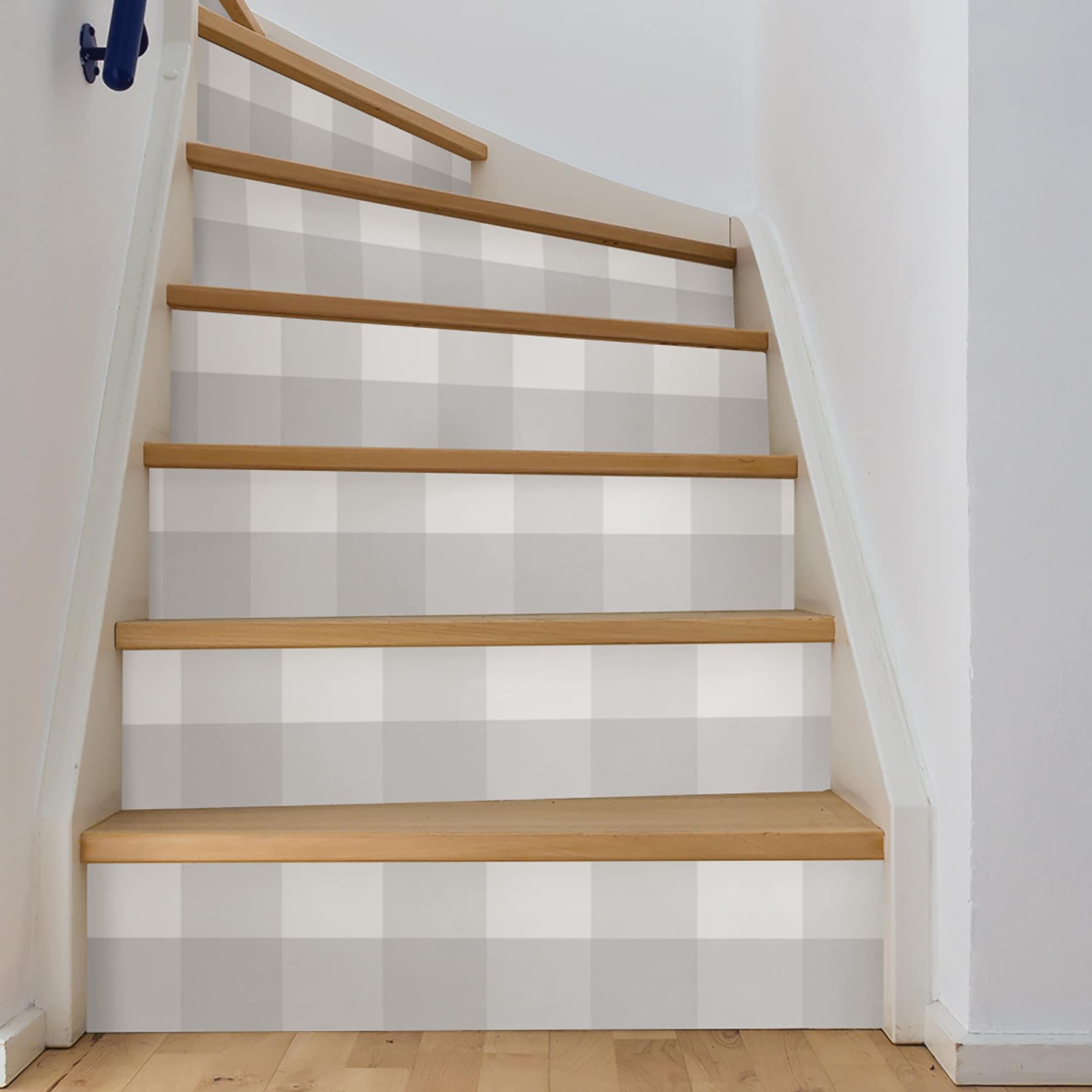 NuWallpaper Farmhouse Plaid Peel & Stick Wallpaper: Removable Vinyl, Self-Adhesive, Washable, Classic Gray Pattern, 30.75 Sq Ft Coverage